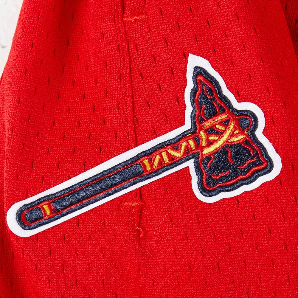 Pro Standard Atlanta Braves Pro Youth Shorts-Red - RED