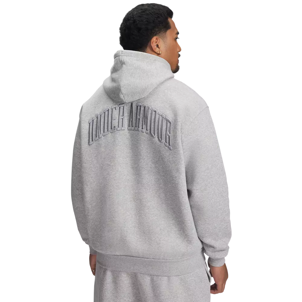 Under Armour Men's Icon Fleece Hoodie - GREY