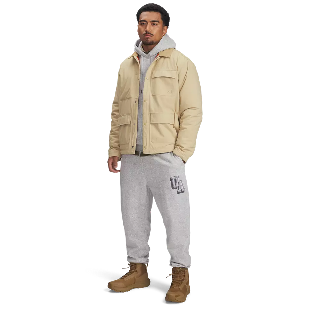 Under Armour Men's Icon Fleece Hoodie - GREY