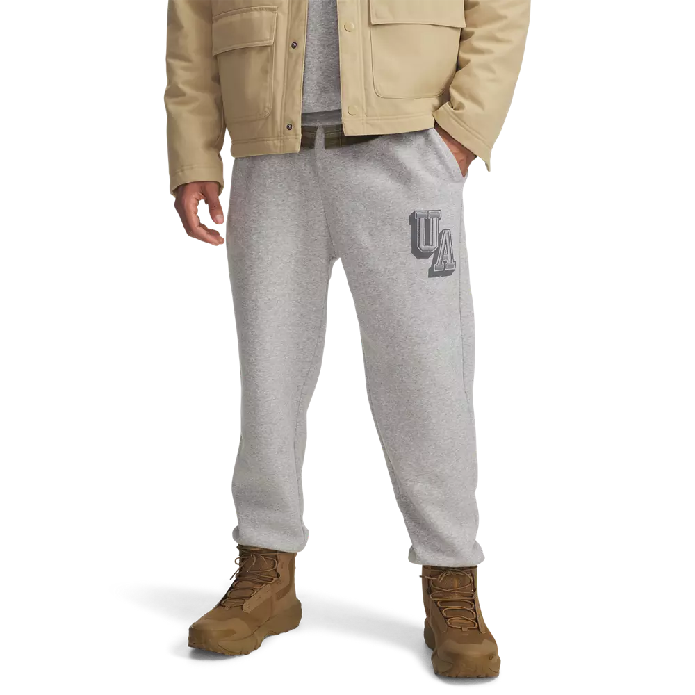 Under Armour Men's Icon Fleece Graphic Joggers - GREY