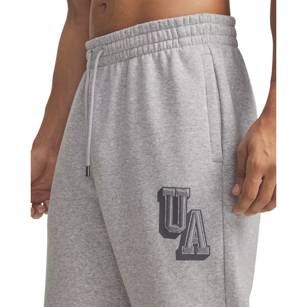 Under Armour Men's Icon Fleece Graphic Joggers - GREY