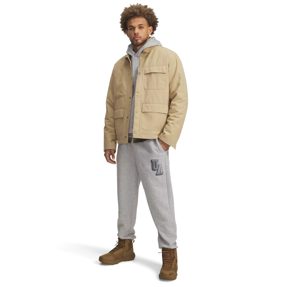 Under Armour Men's Icon Fleece Graphic Joggers - GREY