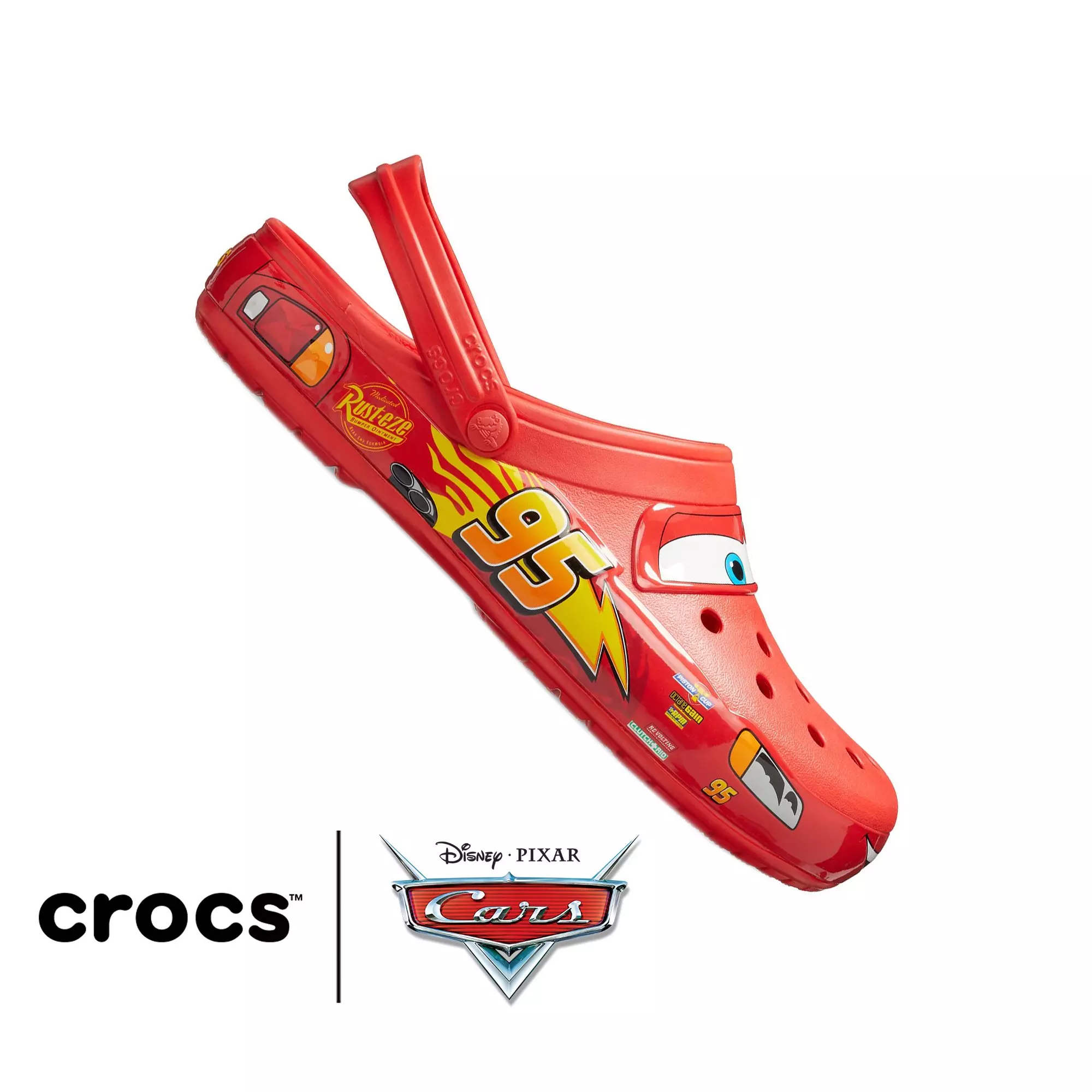 Crocs Classic "Lightning McQueen" Unisex Clog - RED