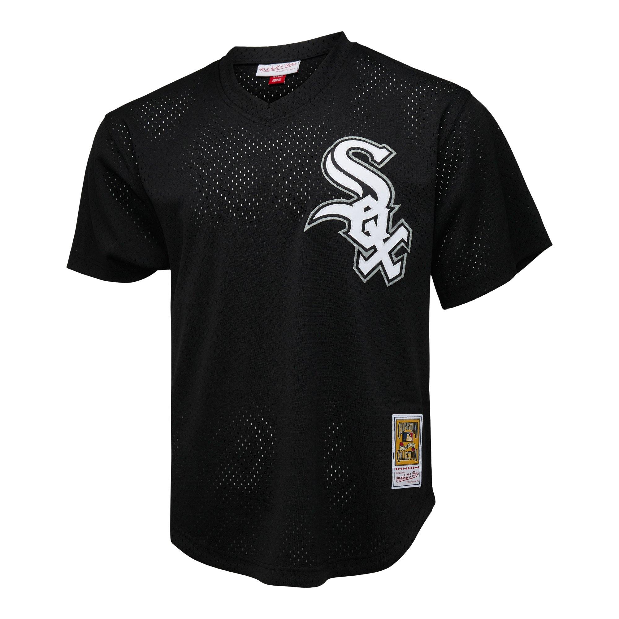Mitchell & Ness Men's Chicago White Sox Bo Jackson Batting Practice Jersey-Black - BLACK