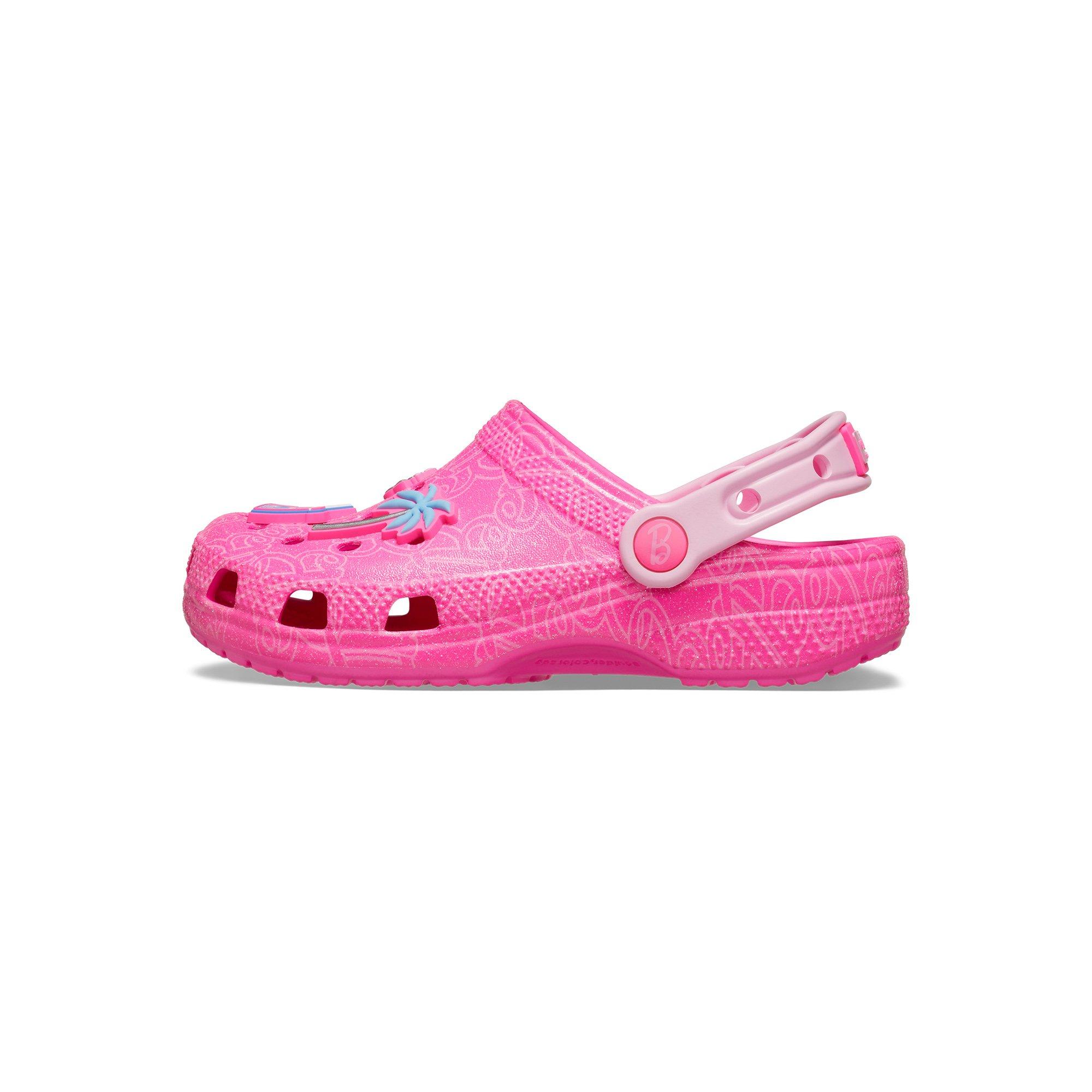 CROCS Barbie Classic Clog Grade School Girls Pink | Hibbett