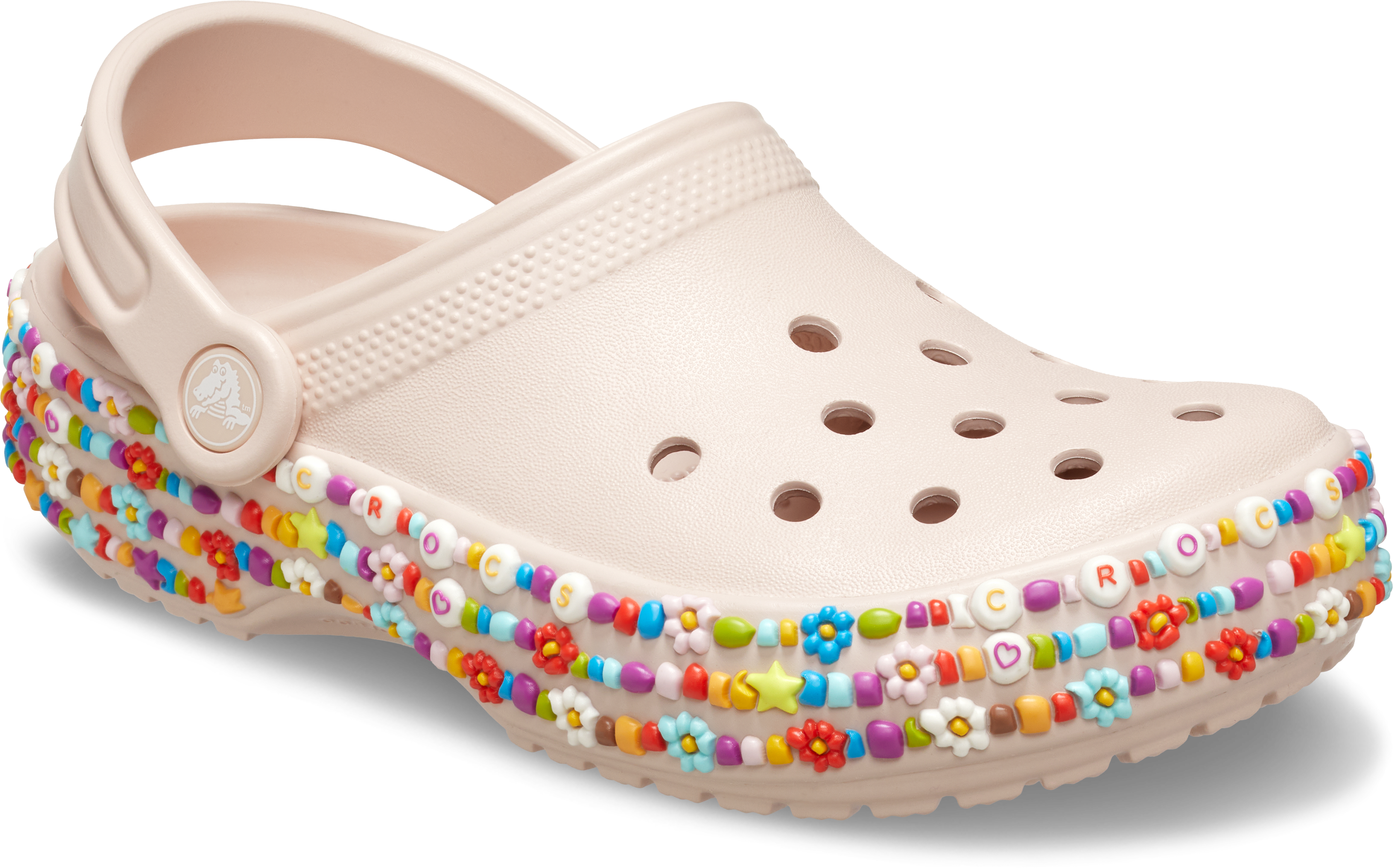 Crocs Classic Toddler Girls' "Friendship Bracelet" Clog