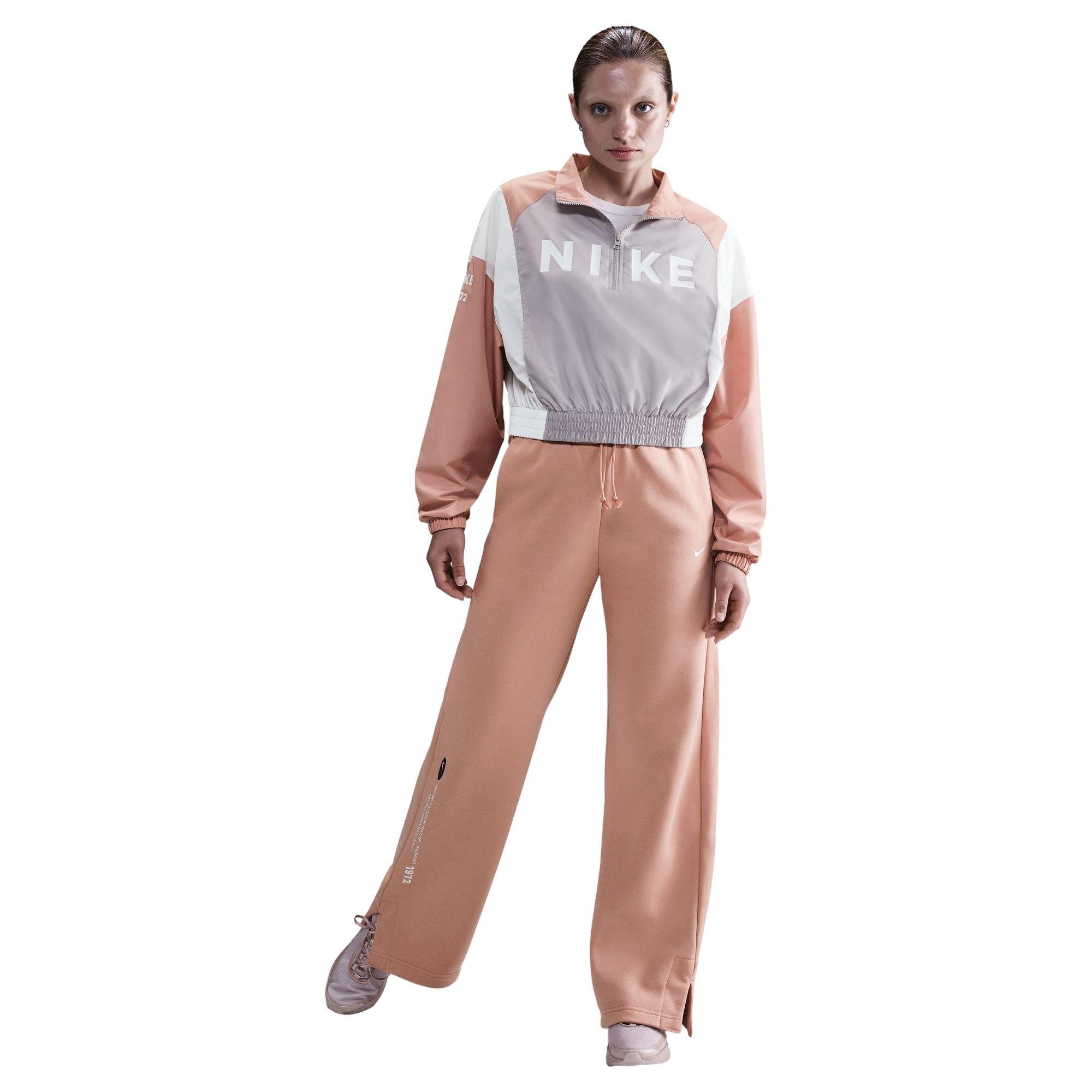 Nike Women's Sportswear Wide-Leg Pants - PINK Thumbnail View 1