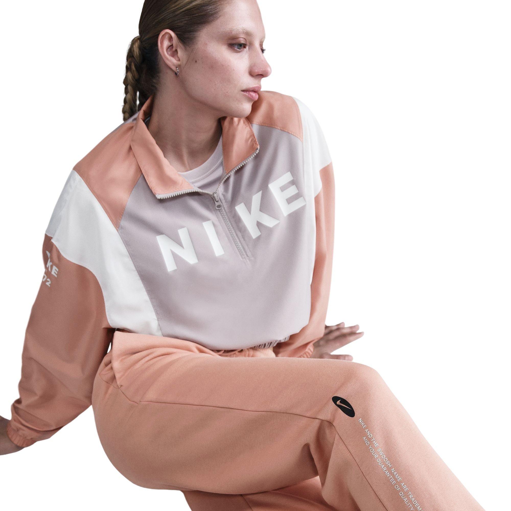 Nike Women's Sportswear Wide-Leg Pants - PINK Thumbnail View 5