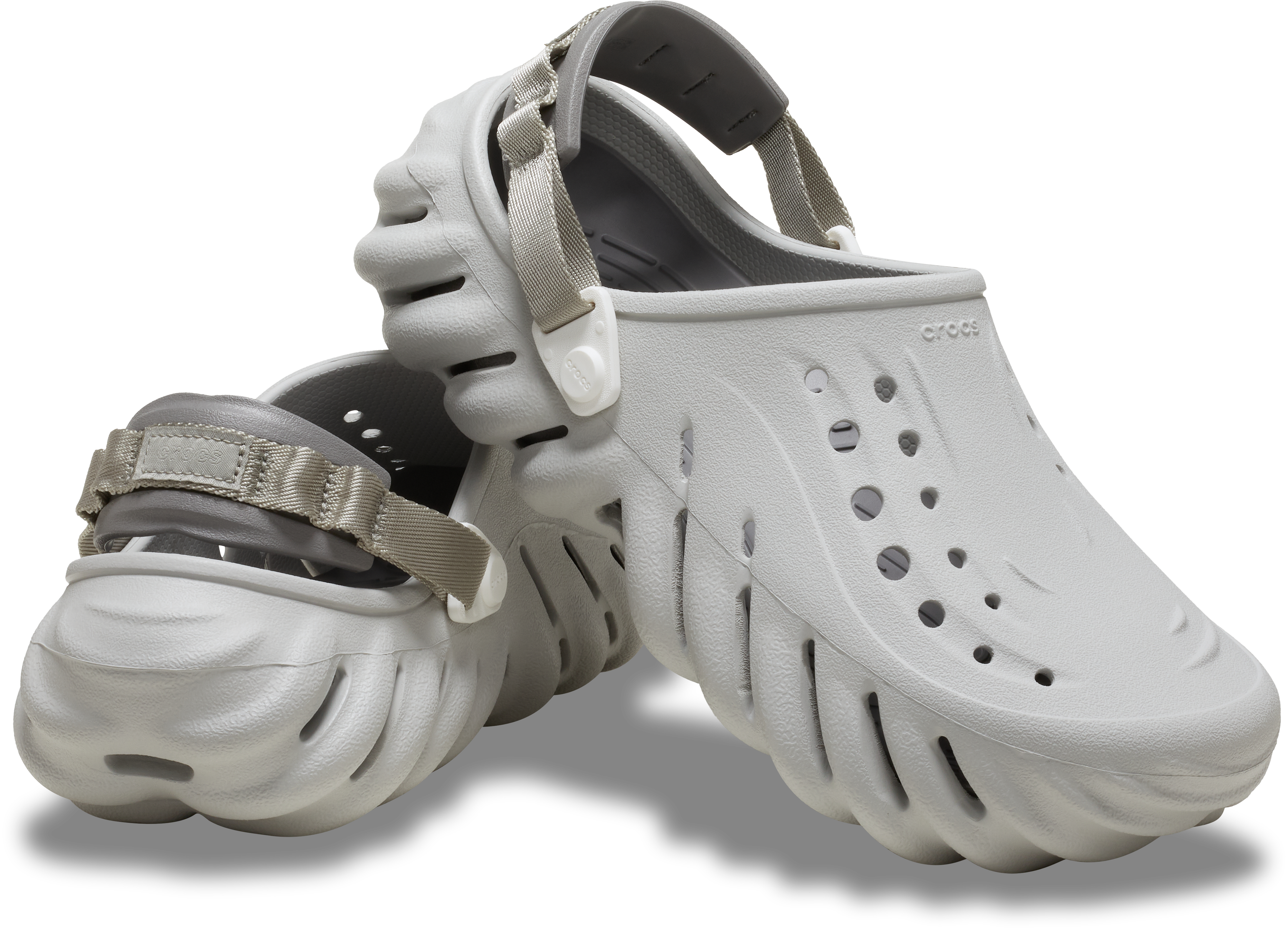 CROCS Mens Gray Eco Clog Size 12 Crocs Echo Clog US Men main image 3