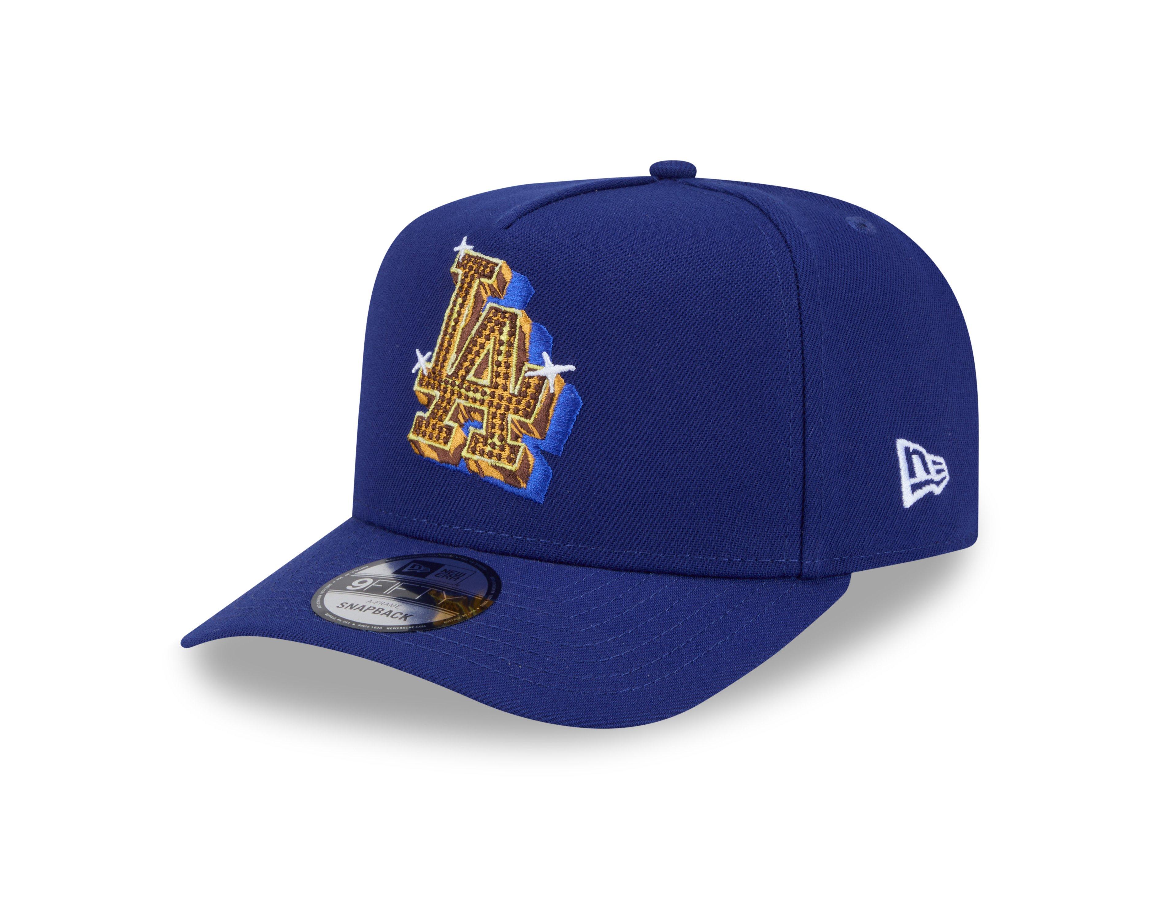 New Era Los Angeles Dodgers 9FIFTY A-Frame Emblem Snapback Hat-Blue