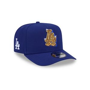 New Era Los Angeles Dodgers 9FIFTY A-Frame Emblem Snapback Hat-Blue