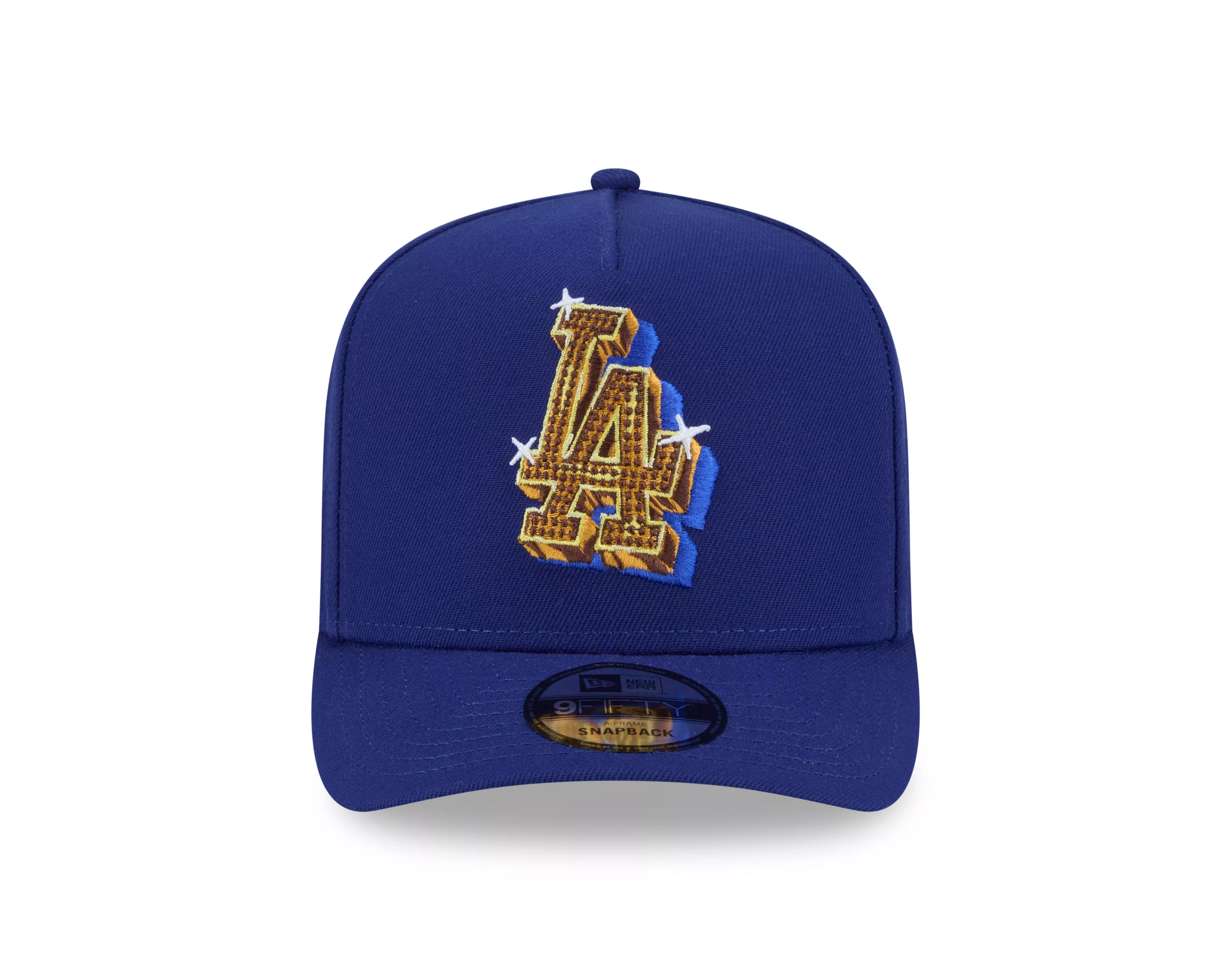 New Era Los Angeles Dodgers 9FIFTY A-Frame Emblem Snapback Hat-Blue - BLUE
