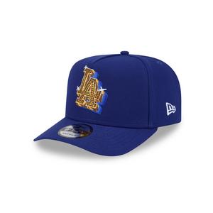 New Era Los Angeles Dodgers 9FIFTY A-Frame Emblem Snapback Hat-Blue