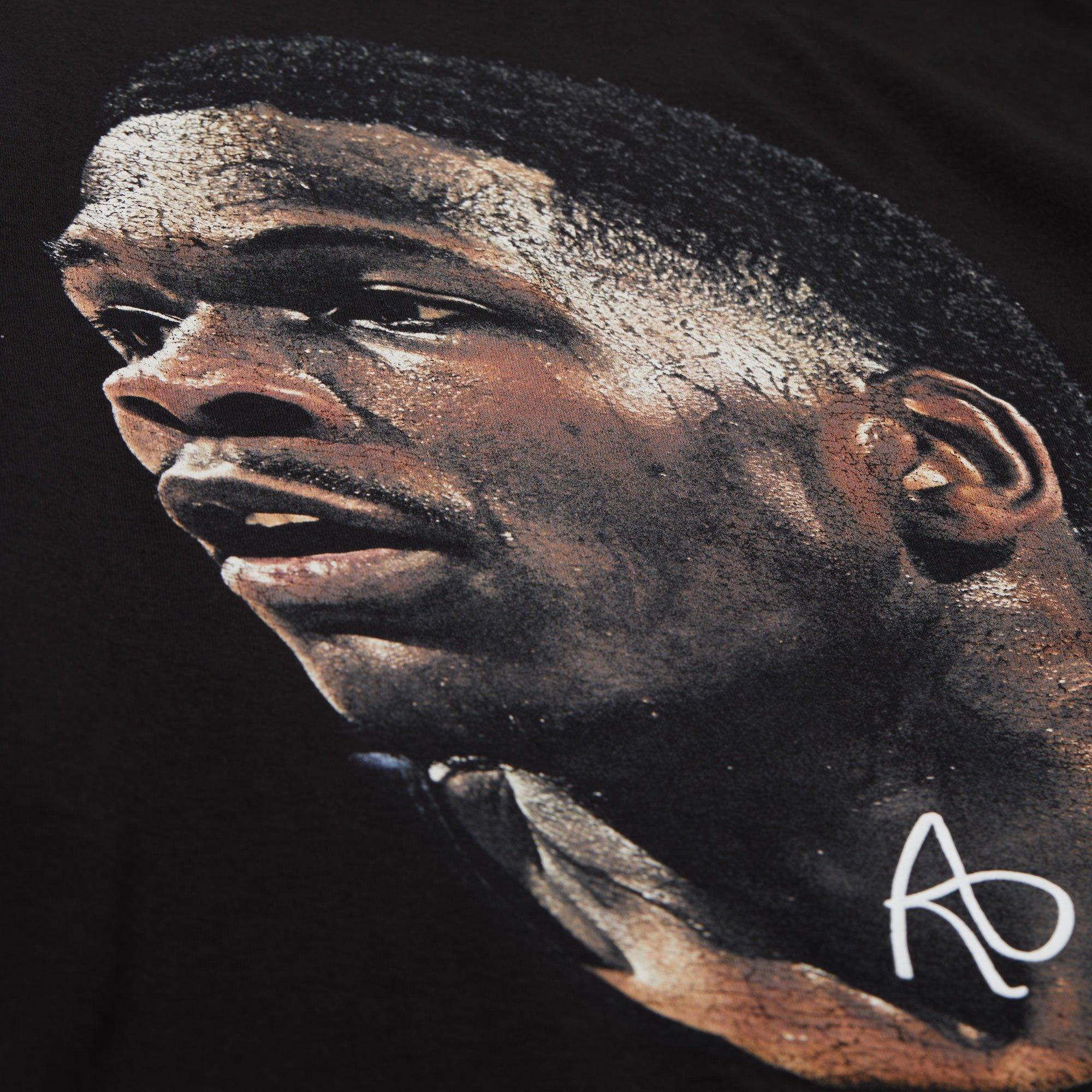 Mitchell & Ness Minnesota Timberwolves Anthony Edwards Big Face Short Sleeve Tee-Black - BLACK Thumbnail View 3