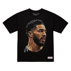 Mitchell & Ness Boston Celtics Jason Tatum Big Face Short Sleeve Tee-Black