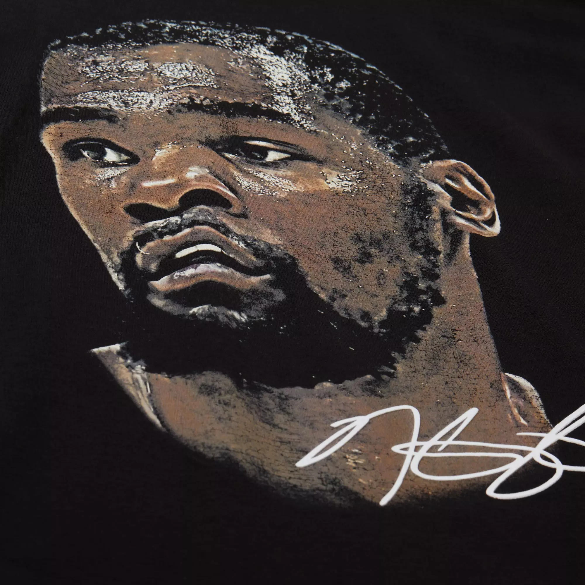 Mitchell &amp; Ness Phoenix Suns Kevin Durant Big Face Short Sleeve Tee - Black - BLACK