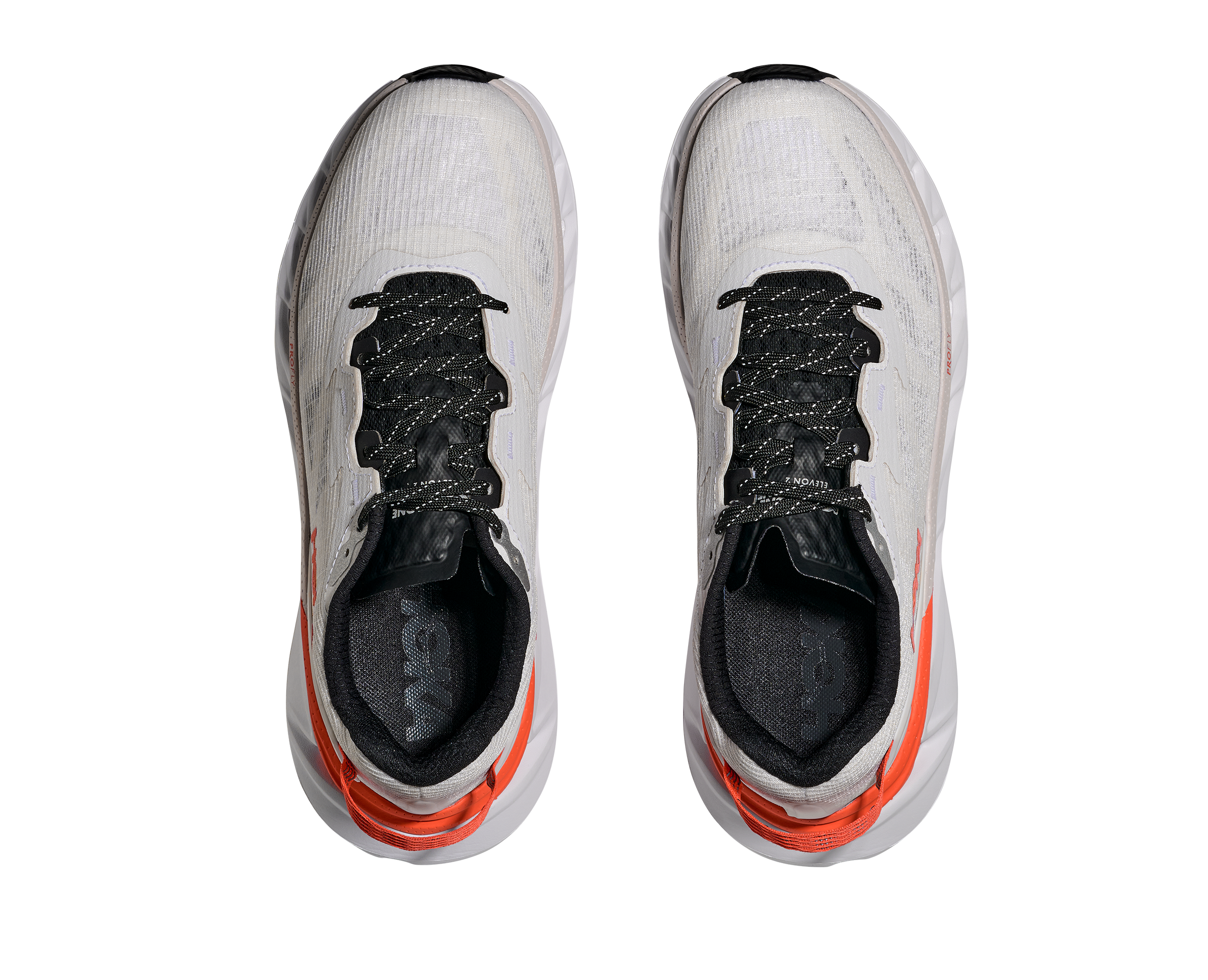 Hoka Elevon 2 "White/Red Pepper" Unisex Shoe - WHITE/RED Thumbnail View 3