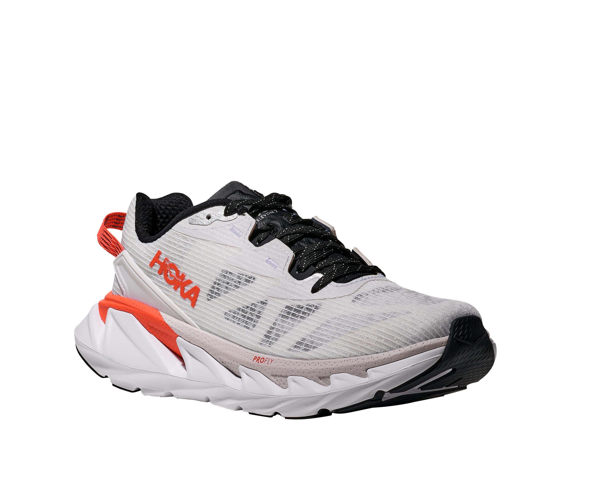 Hoka Elevon 2 "White/Red Pepper" Unisex Shoe - WHITE/RED Thumbnail View 7