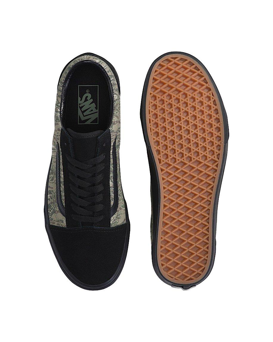 Vans Old Skool "Black/Camo" Men's Shoe - CAMO/BLACK Thumbnail View 4