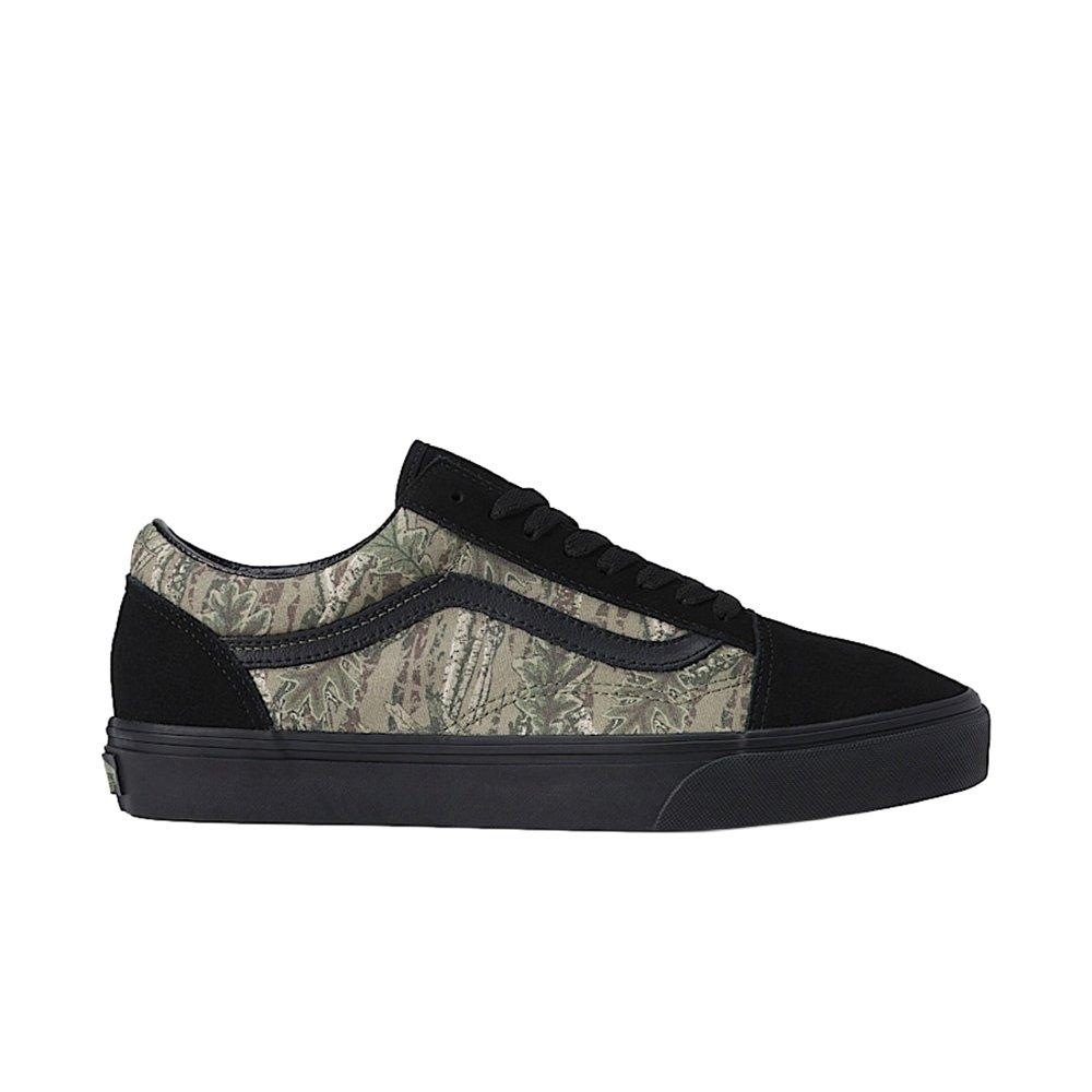Vans Old Skool Canvas Skate Shoe Black/Camo Men display picture 2