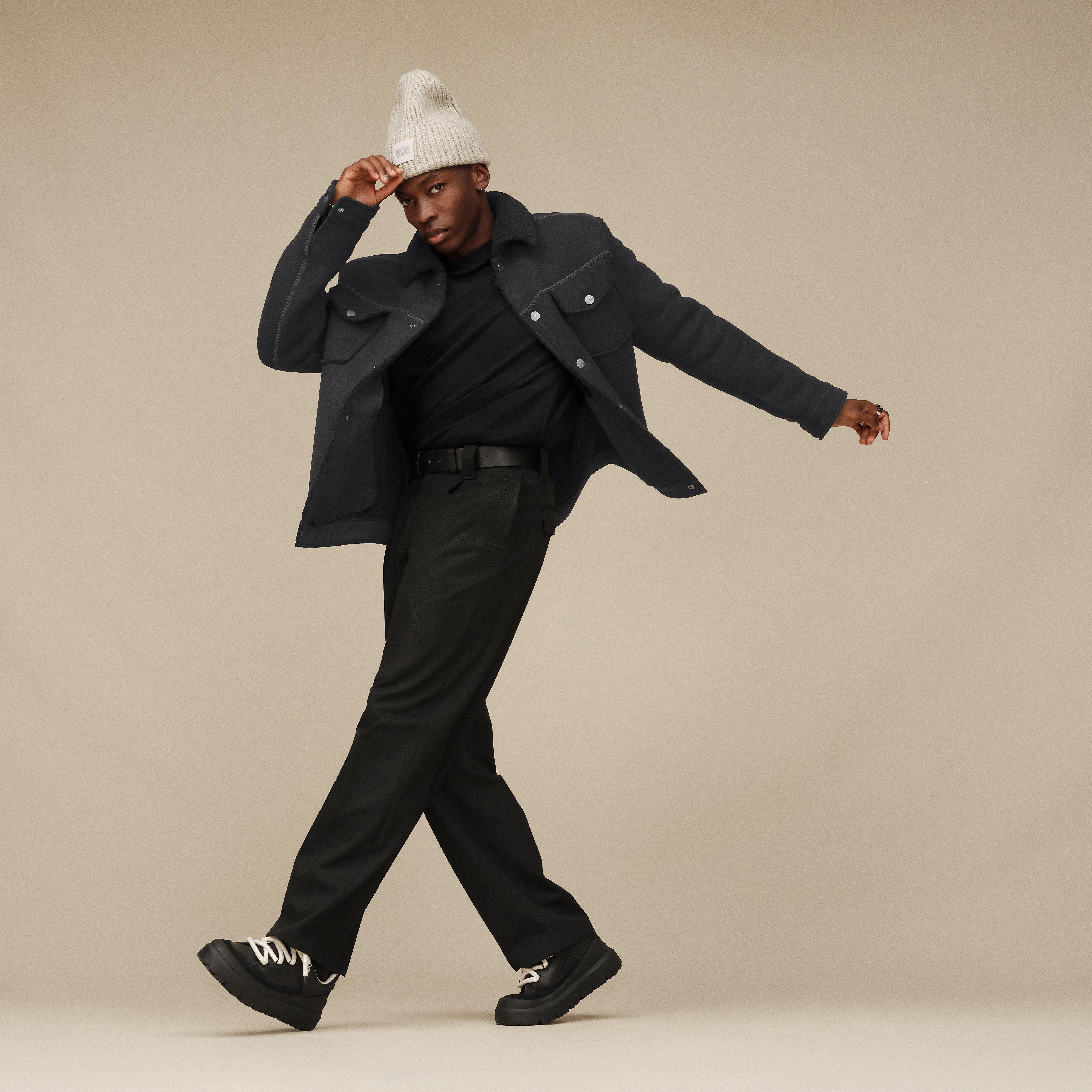 UGG Heritage Utility "Black" Men's Shoe - BLACK Thumbnail View 8