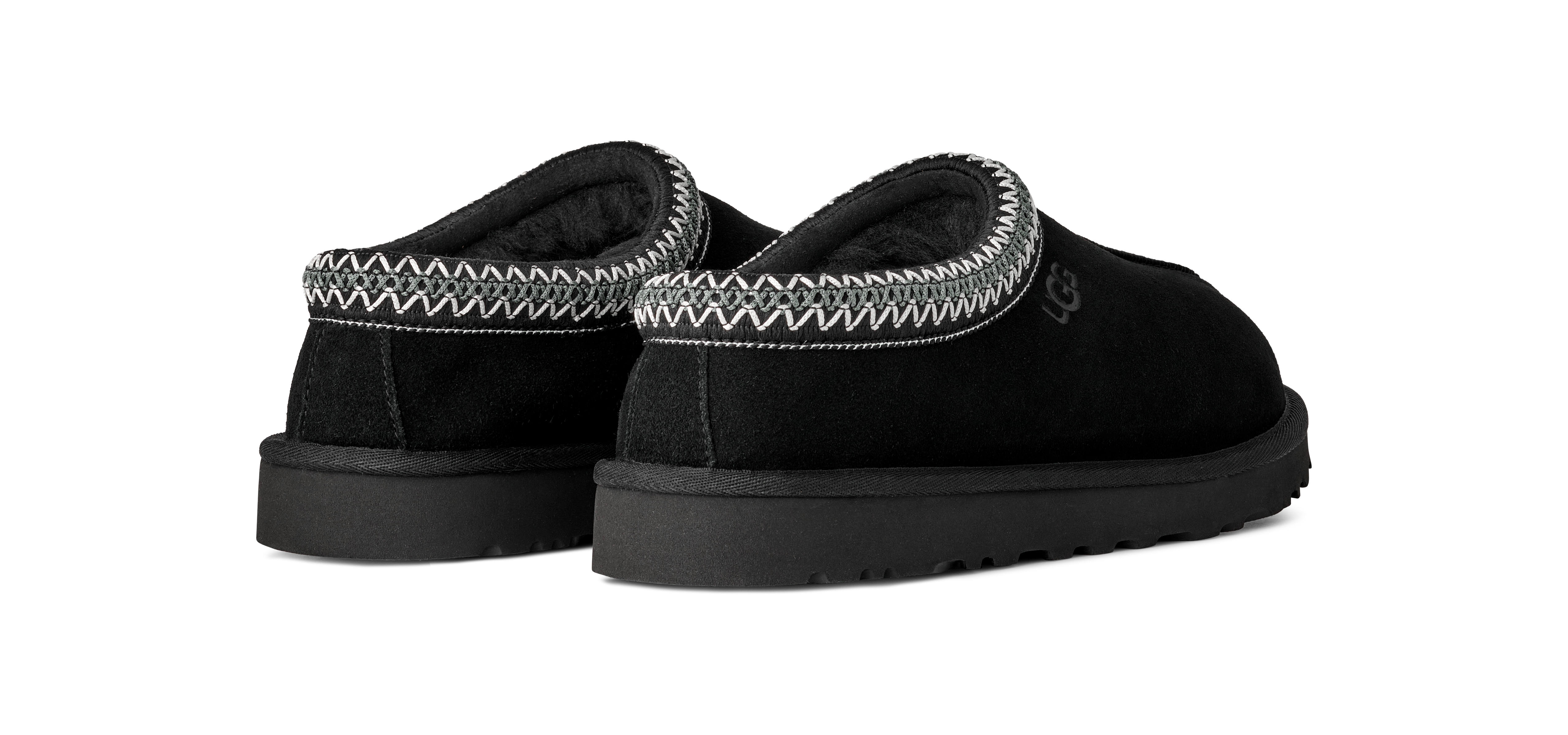 UGG Tasman II "Black" Men's Slipper - BLACK Thumbnail View 3