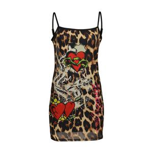 Ed Hardy Women's Hearts Mesh Dress