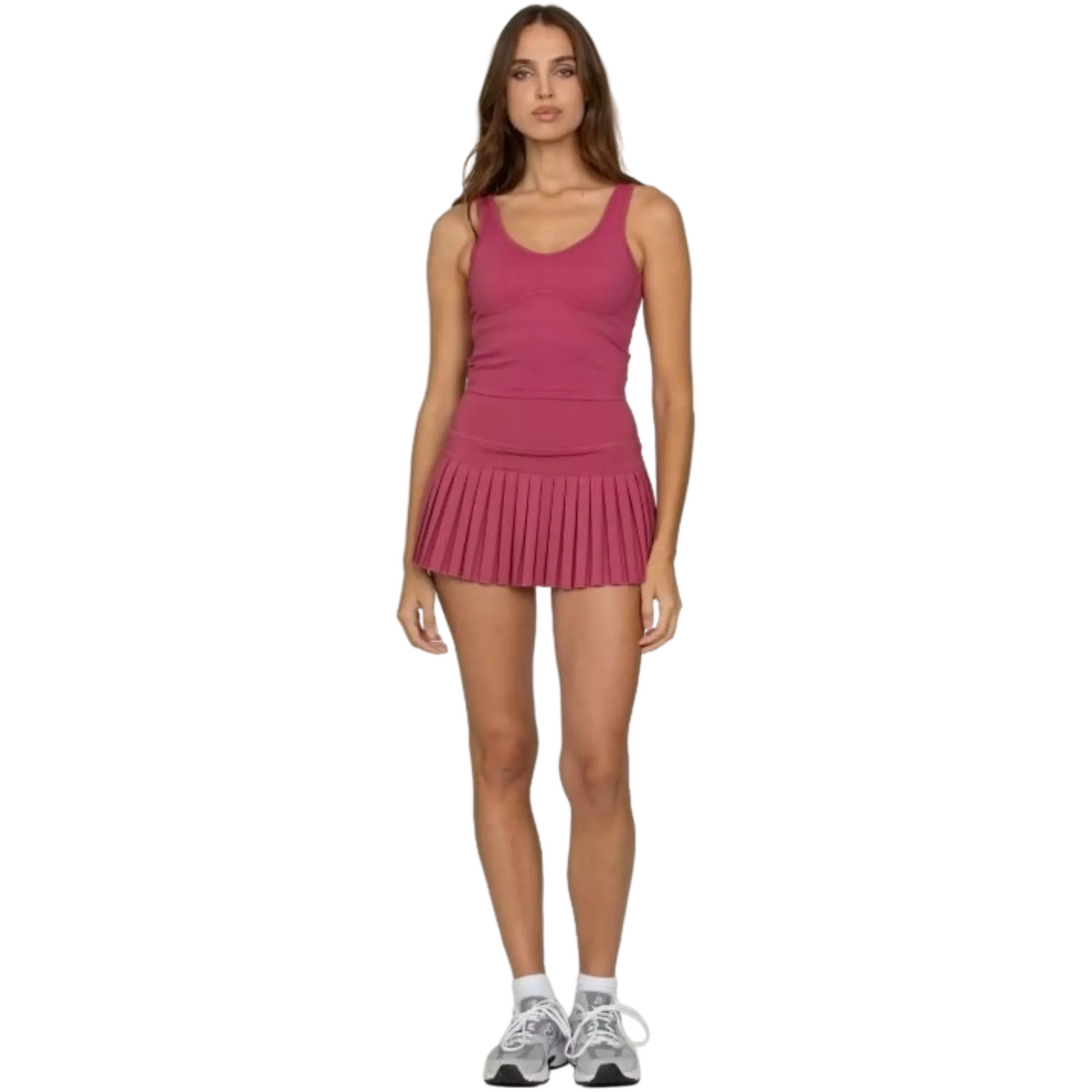 Gold Hinge Women's Lined Bra Top - Ra​spberry - RASBERRY