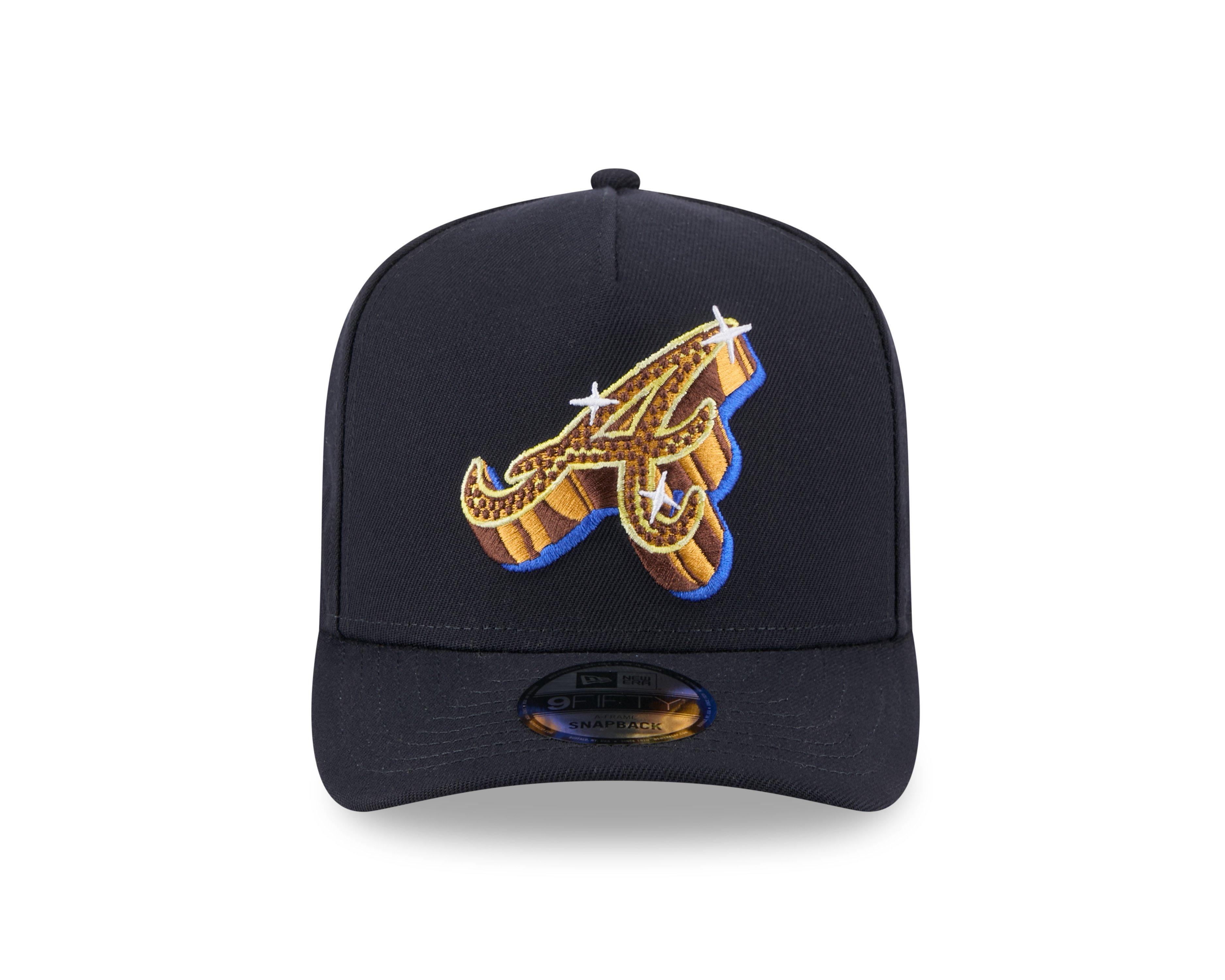 New Era Atlanta Braves 9FIFTY Emblem Snapback Hat-Blue