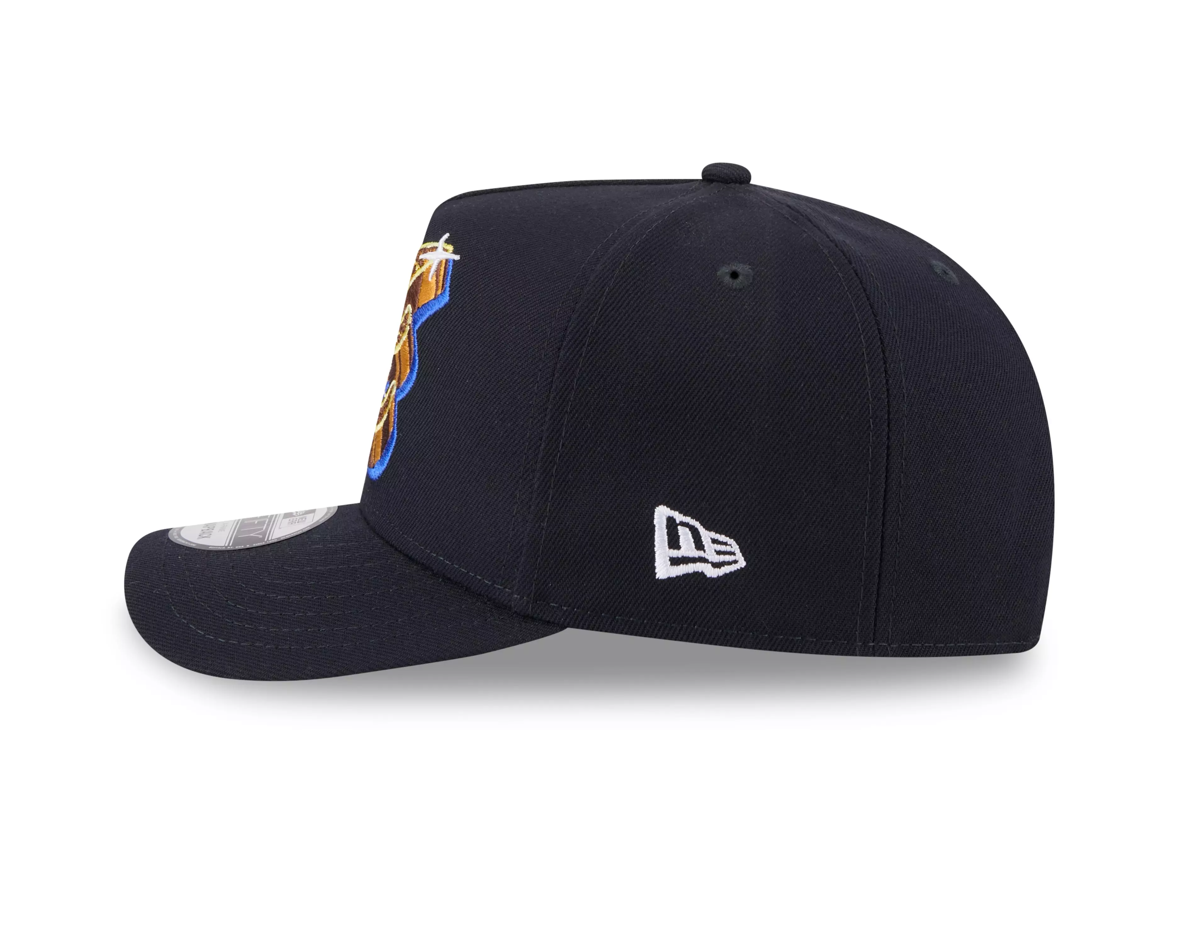 New Era Atlanta Braves 9FIFTY Emblem Snapback Hat-Blue - BLUE