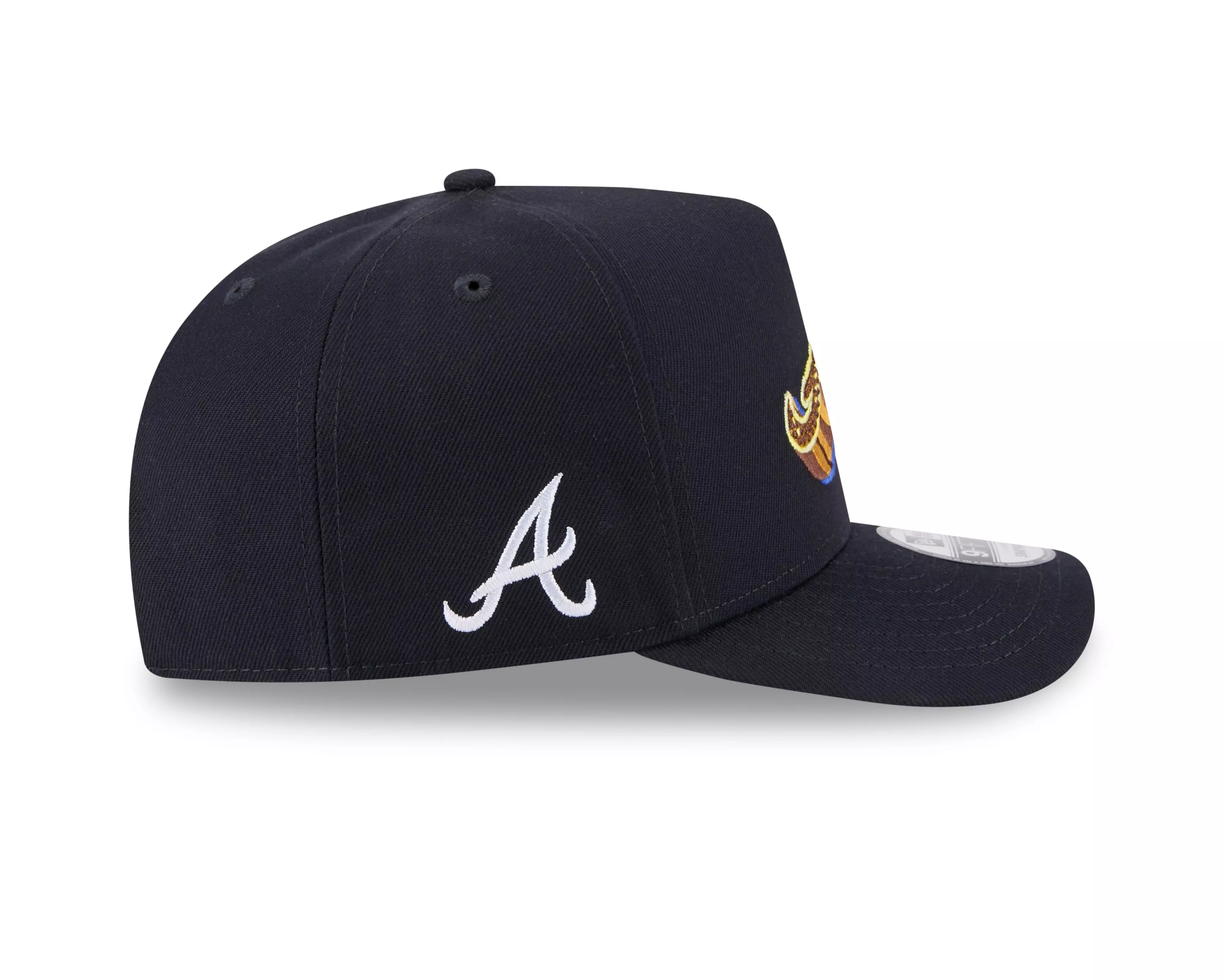 New Era Atlanta Braves 9FIFTY Emblem Snapback Hat-Blue - BLUE