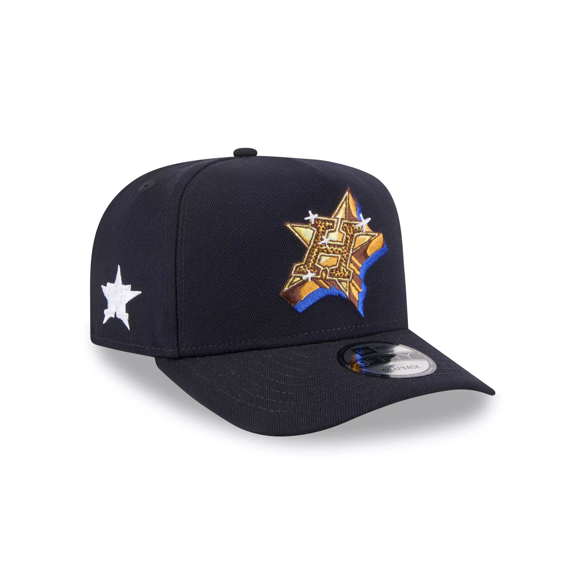 New Era Houston Astros 9FIFTY Emblem Snapback Hat-Blue - BLUE