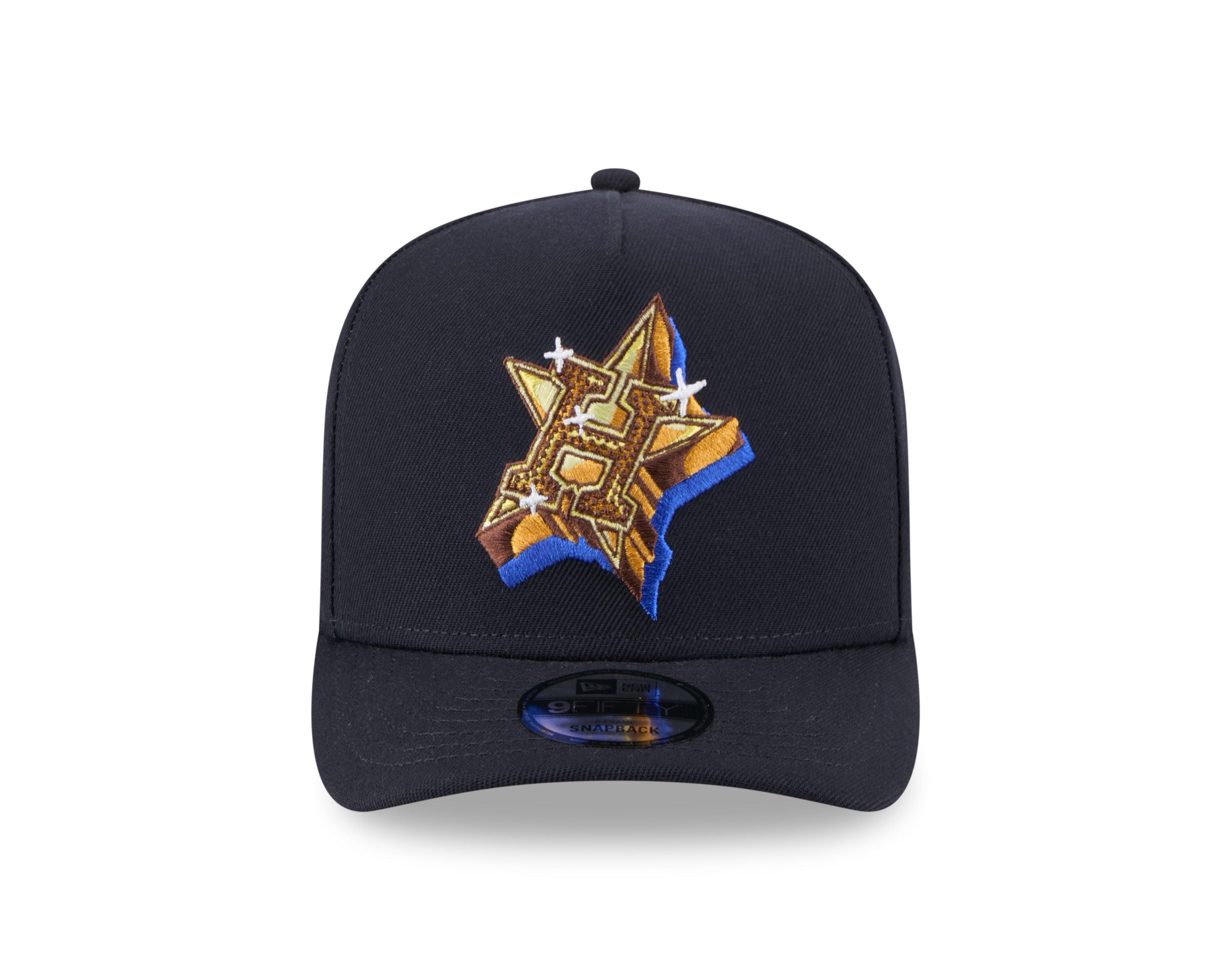 New Era Houston Astros 9FIFTY Emblem Snapback Hat-Blue