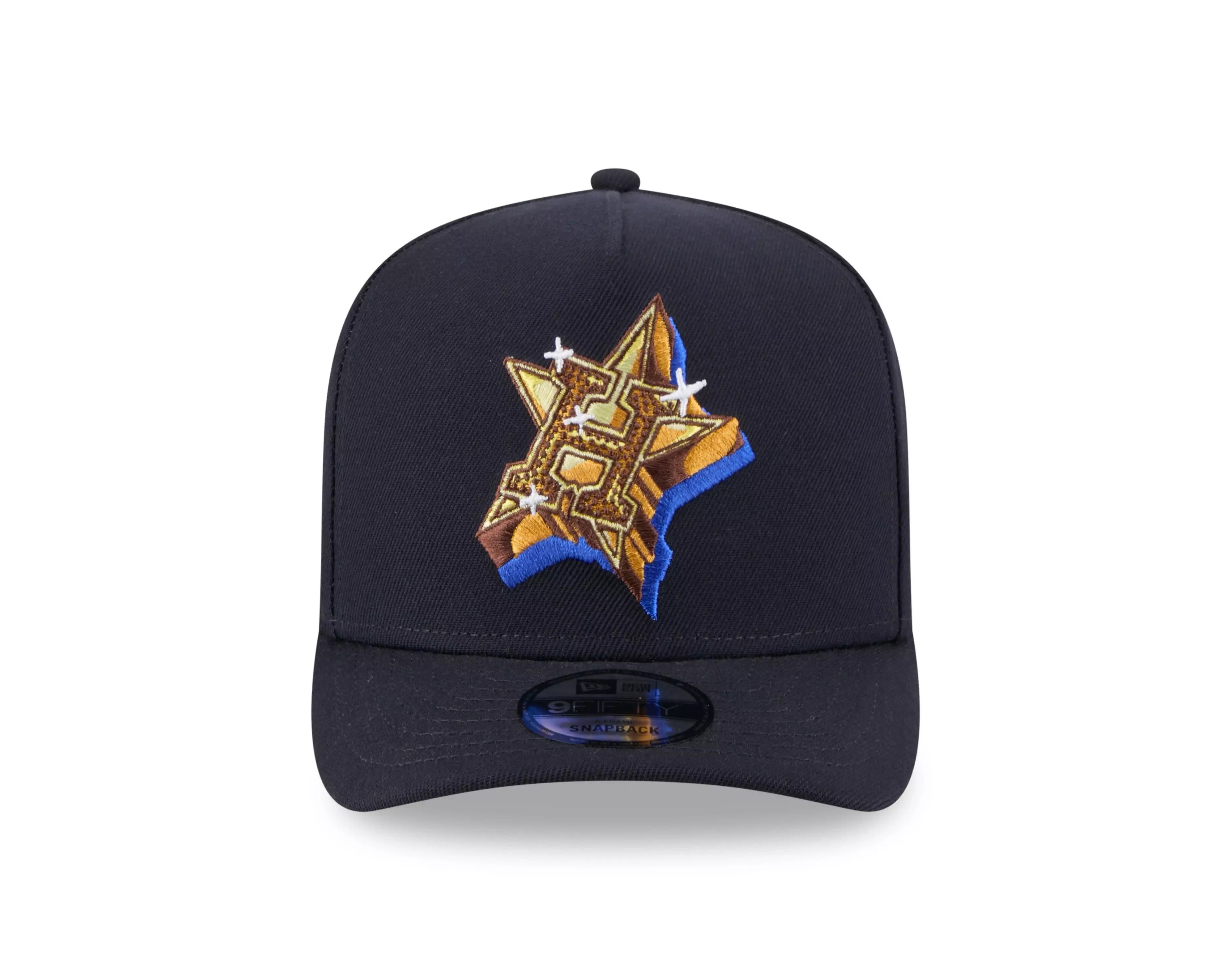 New Era Houston Astros 9FIFTY Emblem Snapback Hat-Blue - BLUE