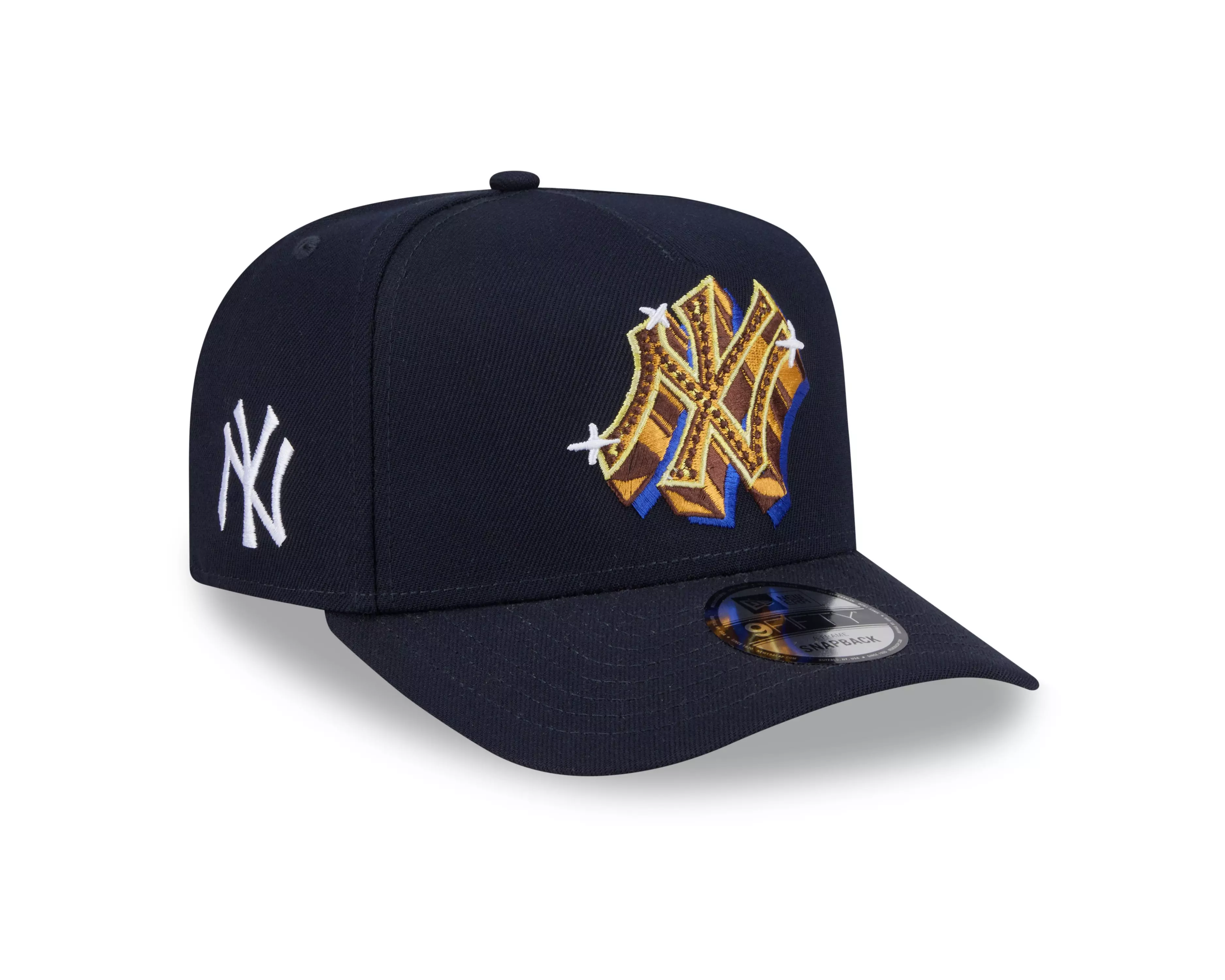New Era New York Yankees 9FIFTY Emblem Snapback Hat-Blue - BLUE