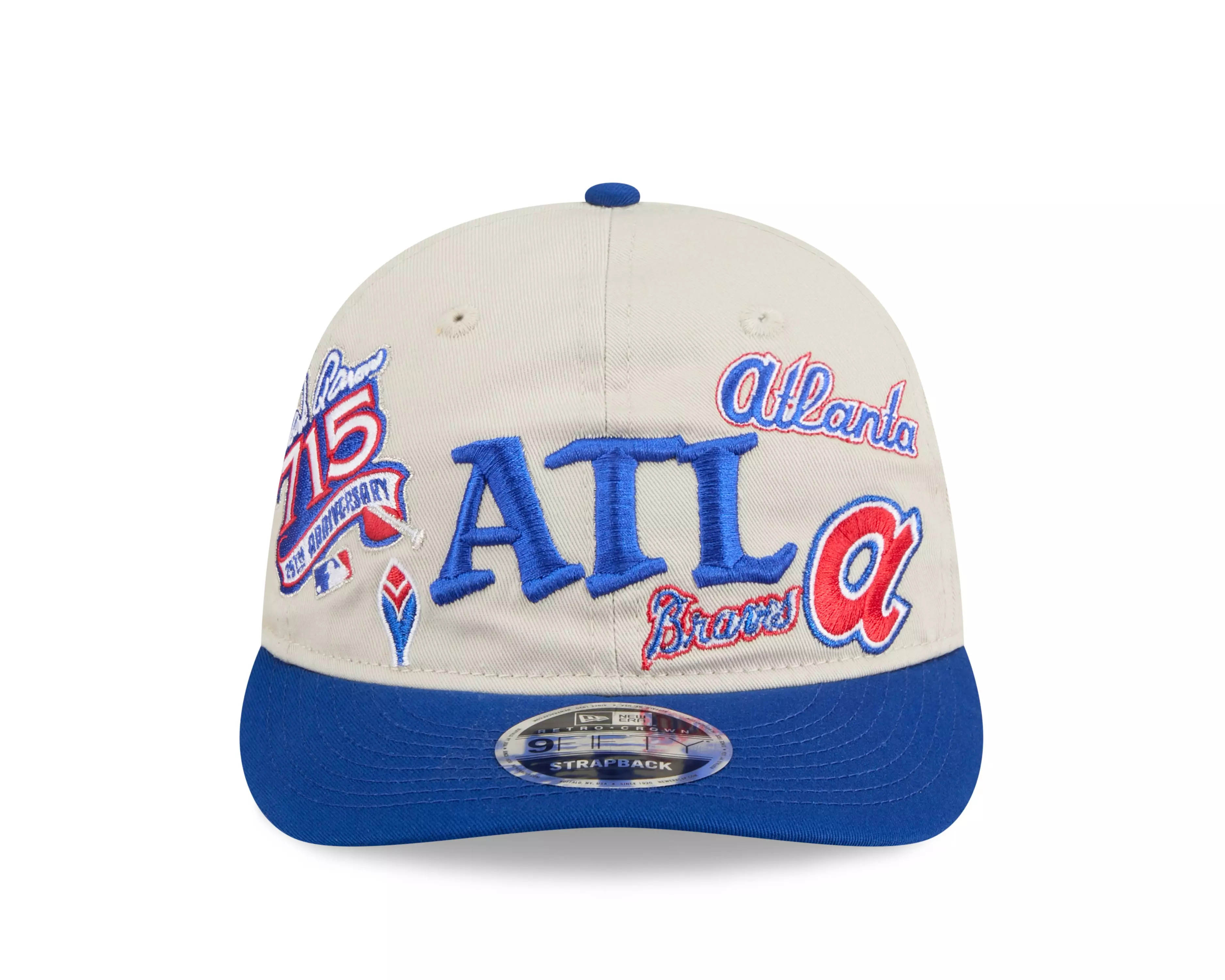 New Era Atlanta Braves 9FIFTY Scatter Snapback Hat-Royal - ROYAL