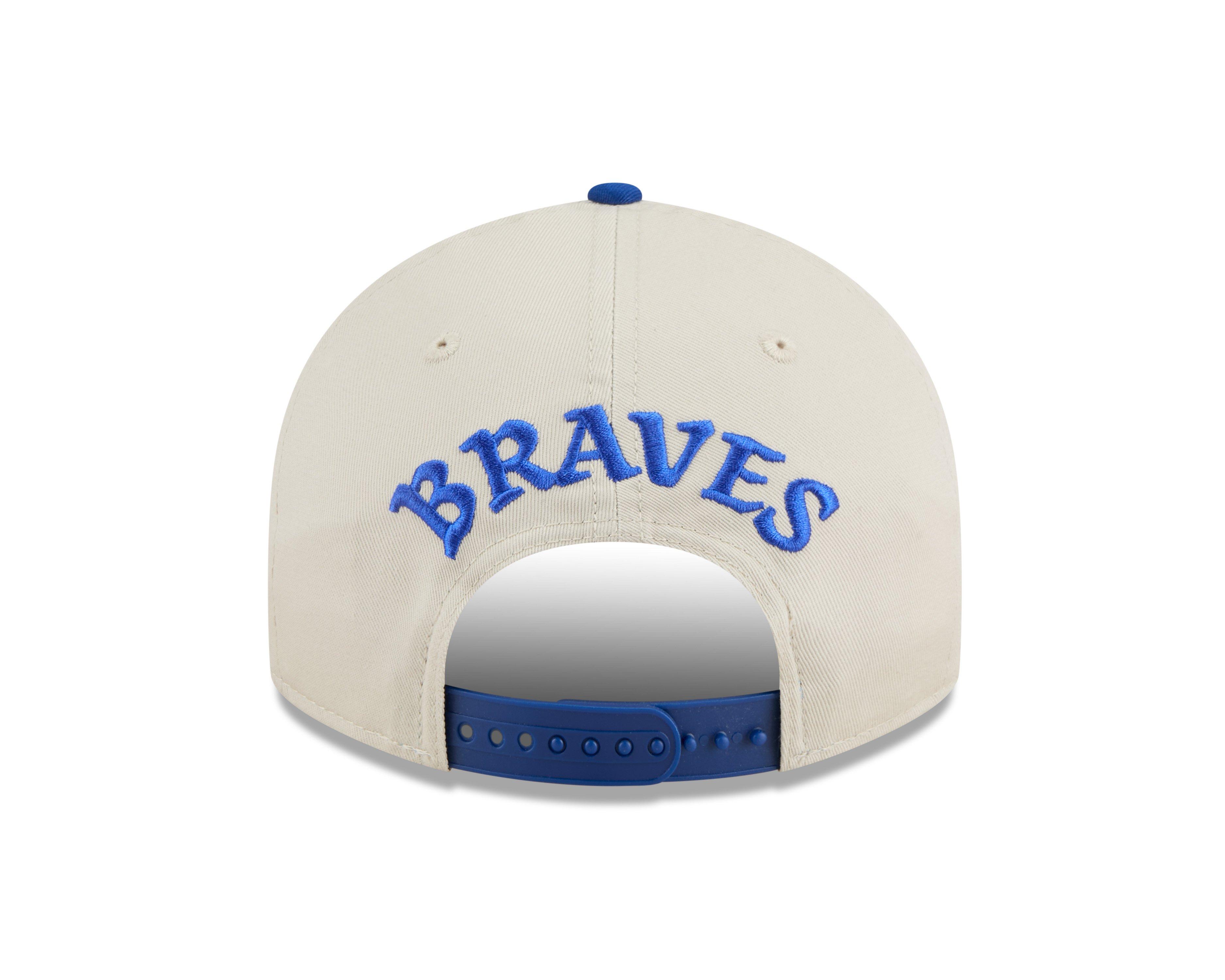 New Era Atlanta Braves 9FIFTY Scatter Snapback Hat-Royal