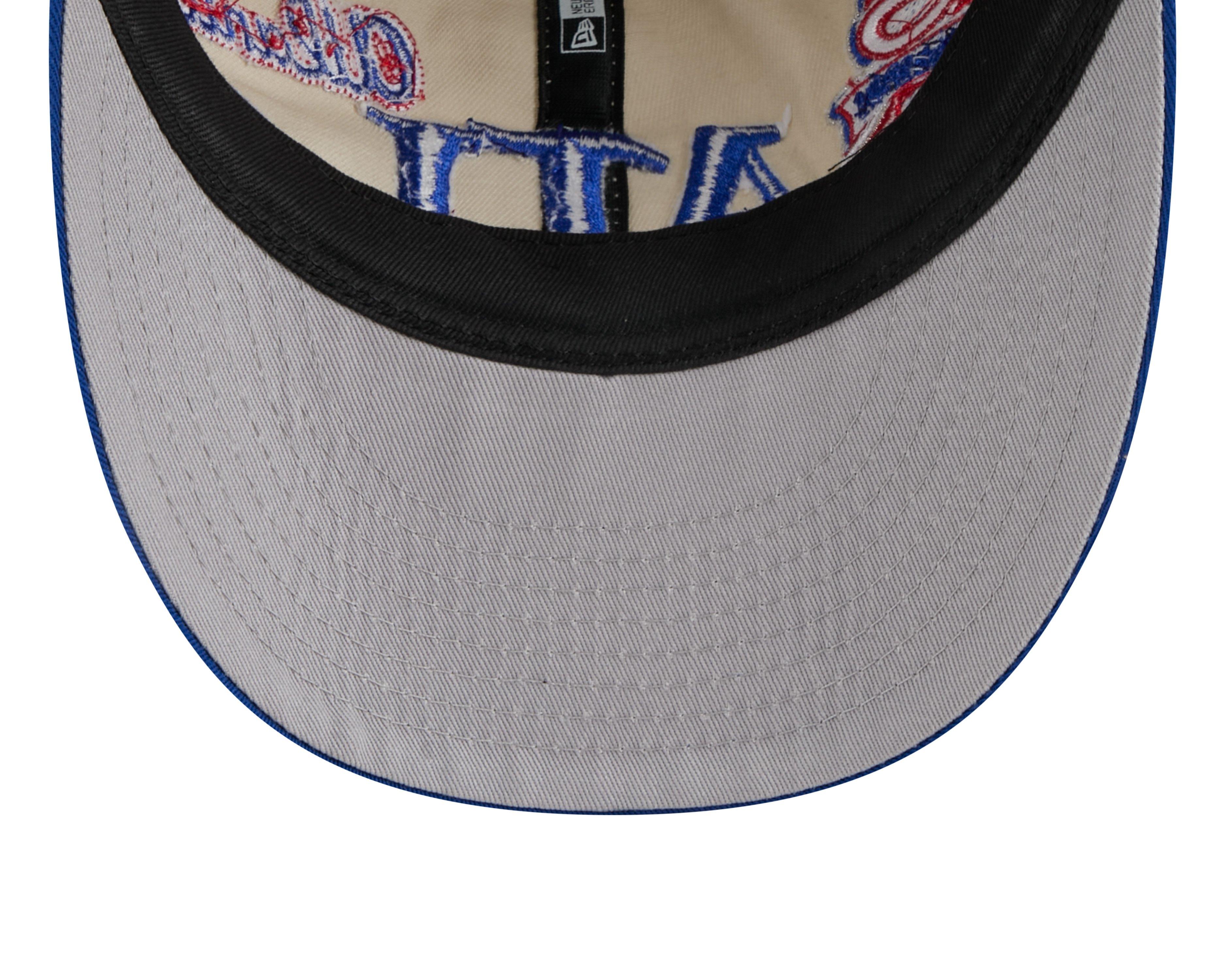 New Era Atlanta Braves 9FIFTY Scatter Snapback Hat-Royal