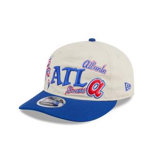 New Era Atlanta Braves 9FIFTY Scatter Snapback Hat-Royal
