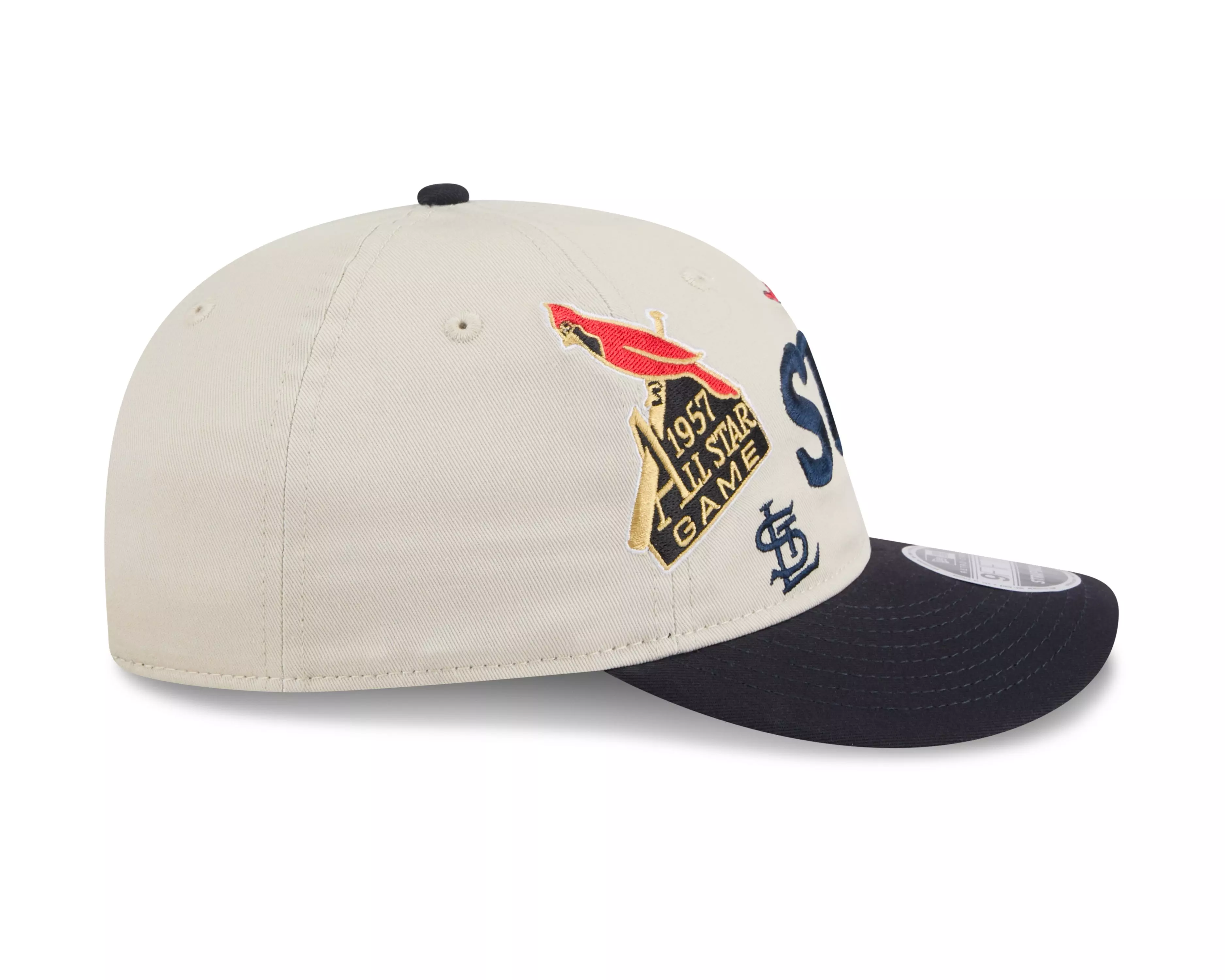 New Era St. Louis Cardinals 9FIFTY Scatter Snapback Hat-Navy - NAVY