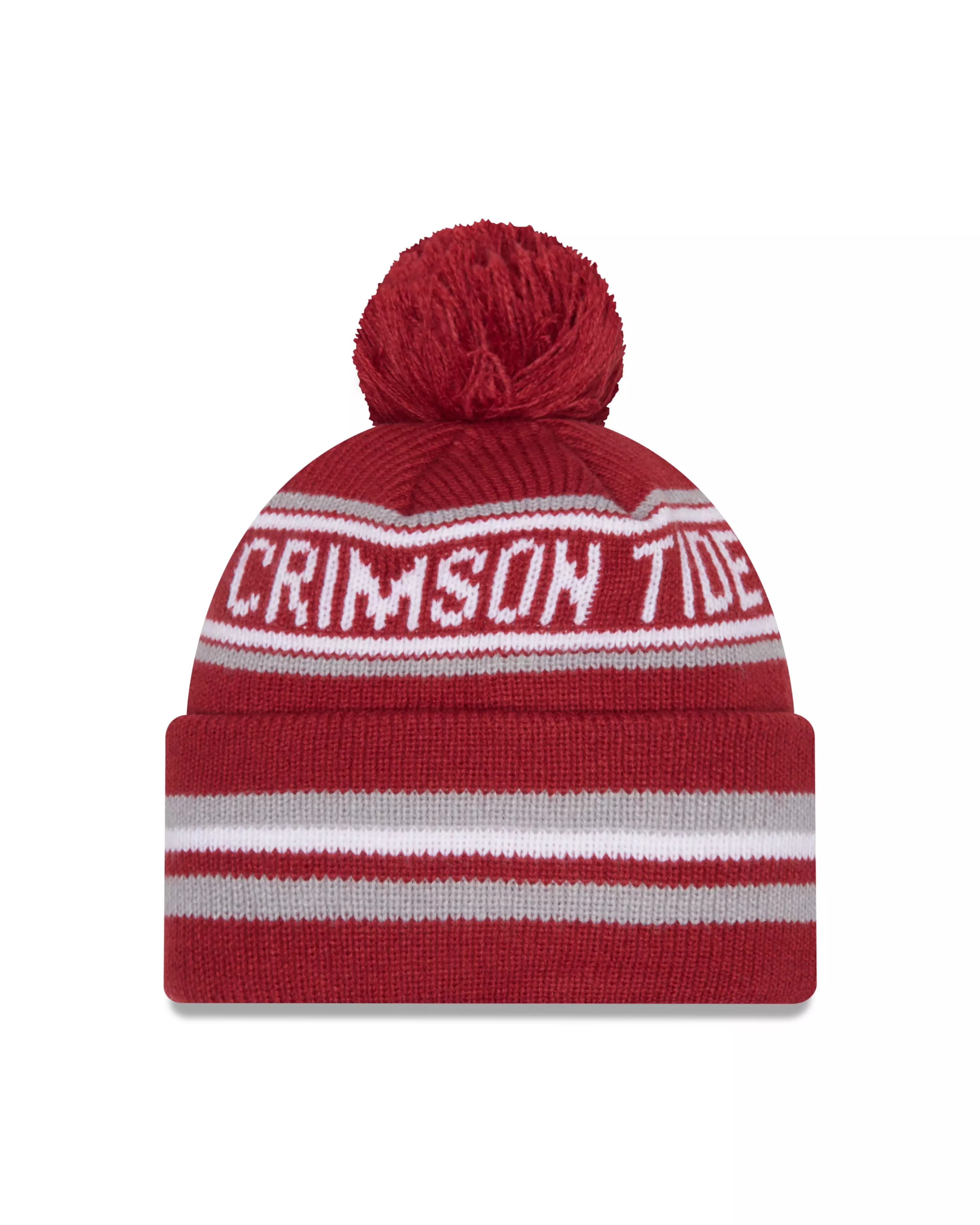New Era Alabama Crimson Tide Classic Knit Beanie-Red - RED