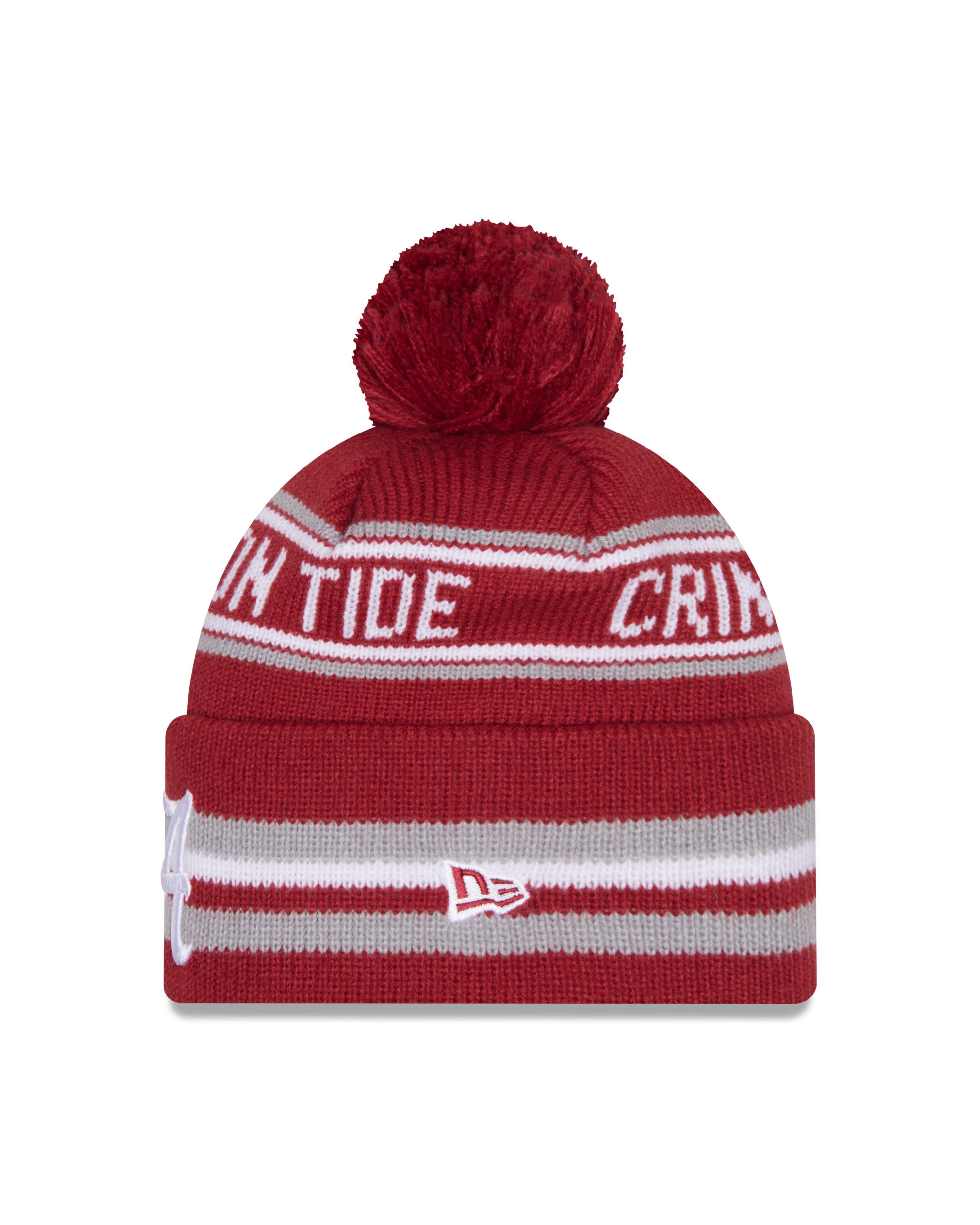 New Era Alabama Crimson Tide Classic Knit Beanie-Red