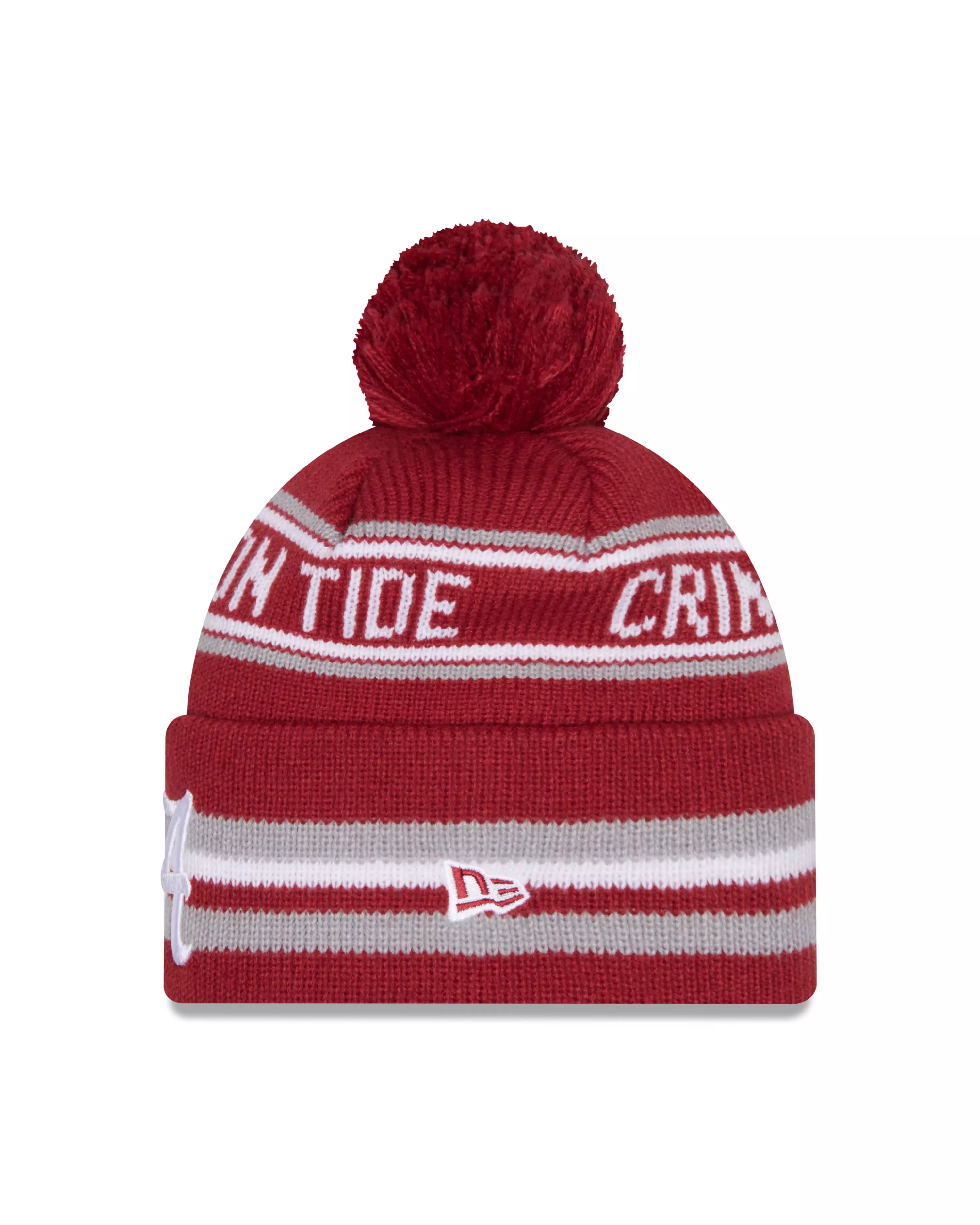 New Era Alabama Crimson Tide Classic Knit Beanie-Red - RED