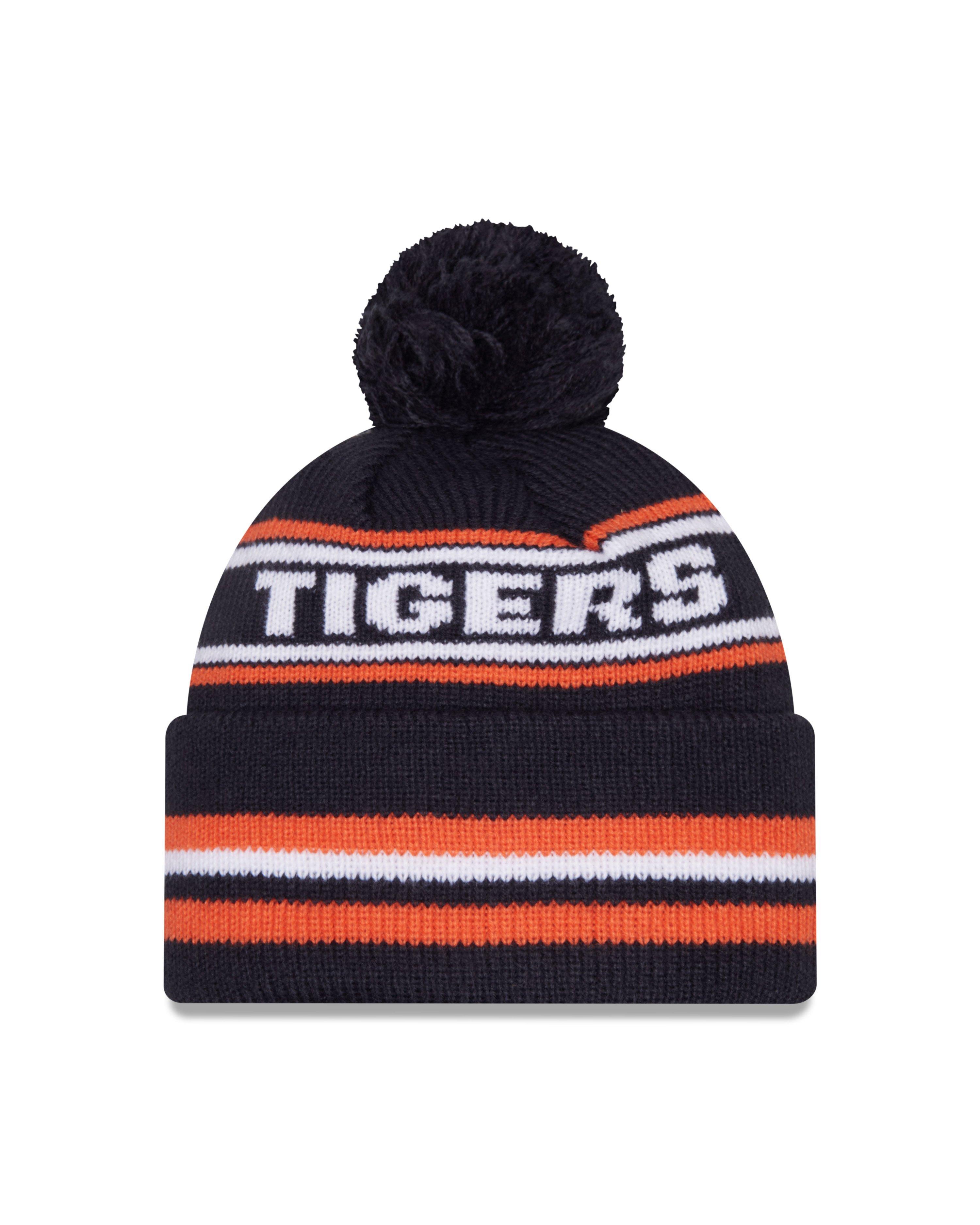 New Era Auburn Tigers Classic Knit Beanie-Navy