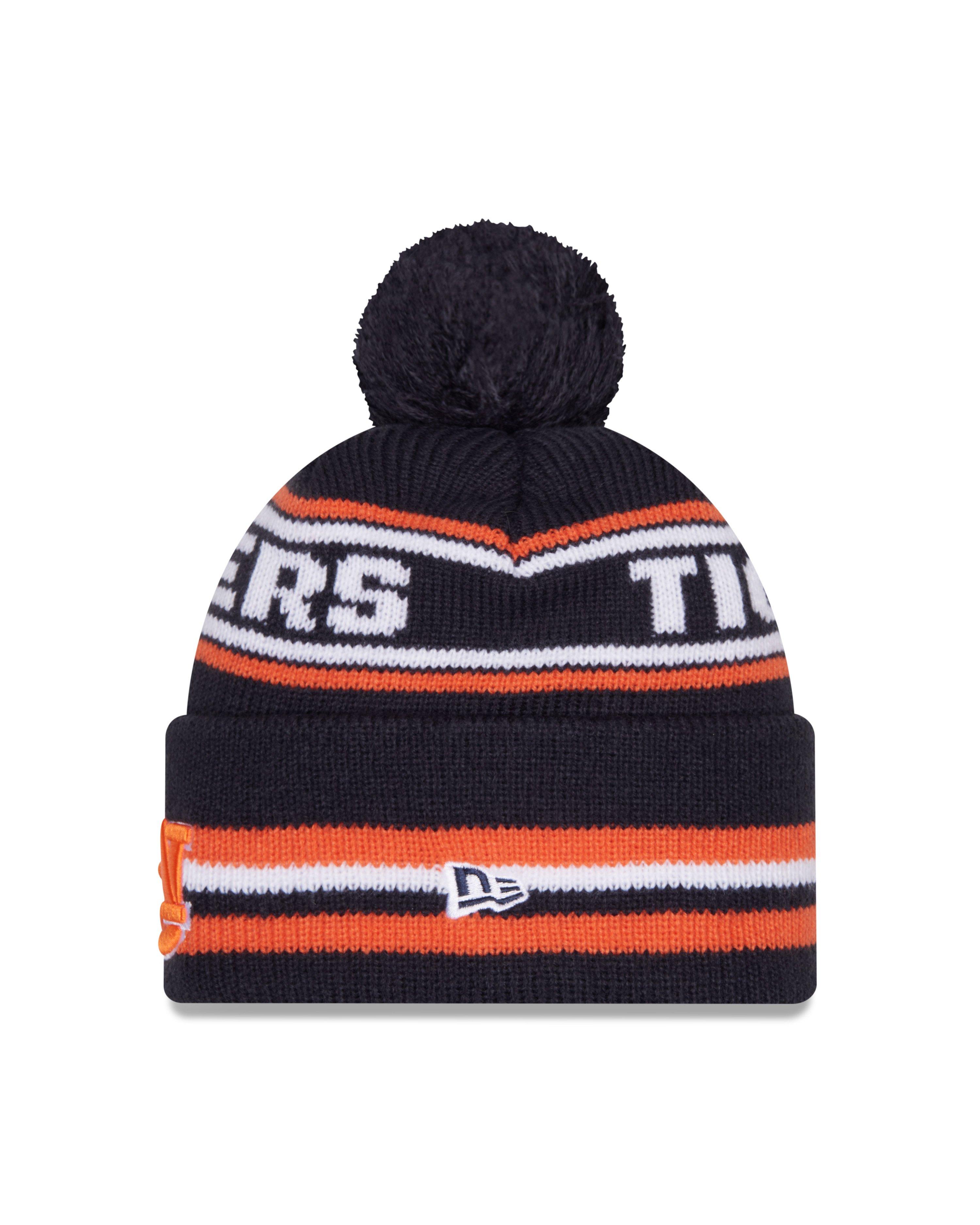 New Era Auburn Tigers Classic Knit Beanie-Navy