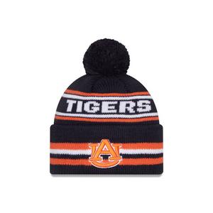 New Era Auburn Tigers Classic Knit Beanie-Navy