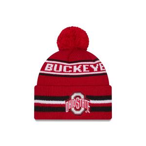 New Era Ohio State Buckeyes Classic Knit Beanie-Red