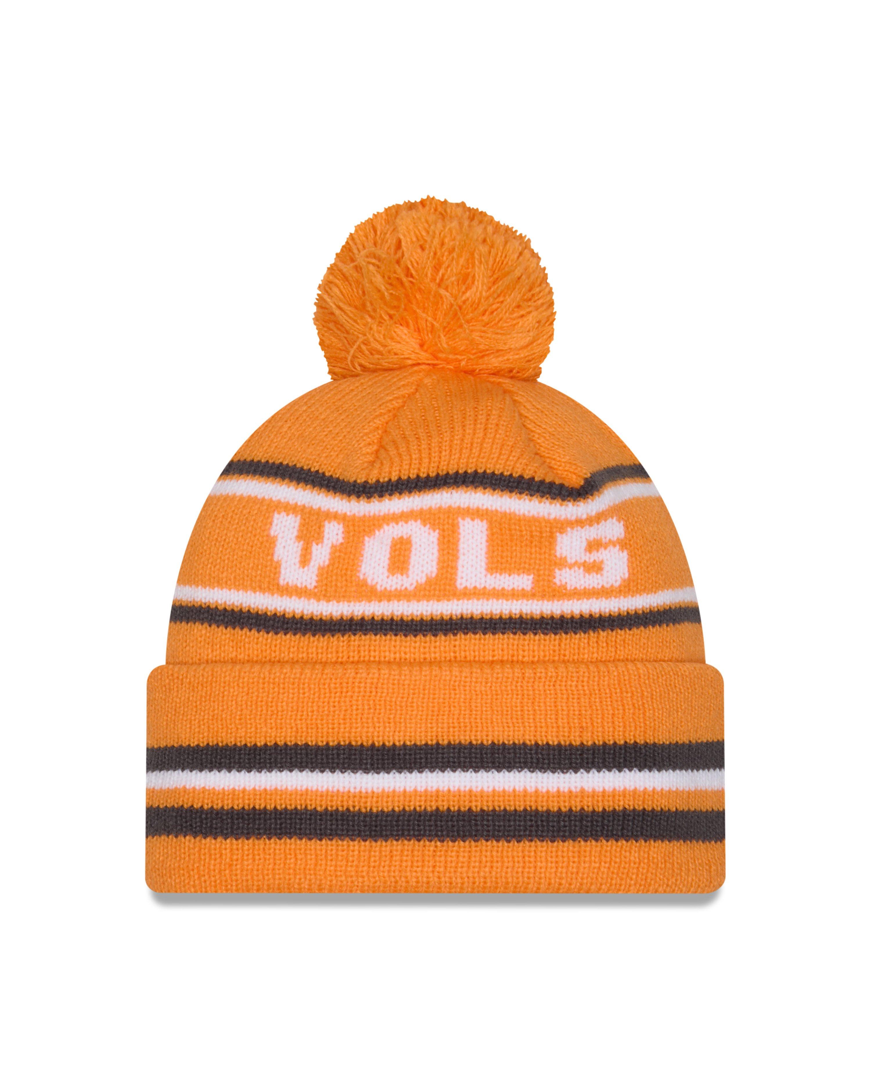 New Era Tennessee Volunteers Classic Knit Beanie-Orange