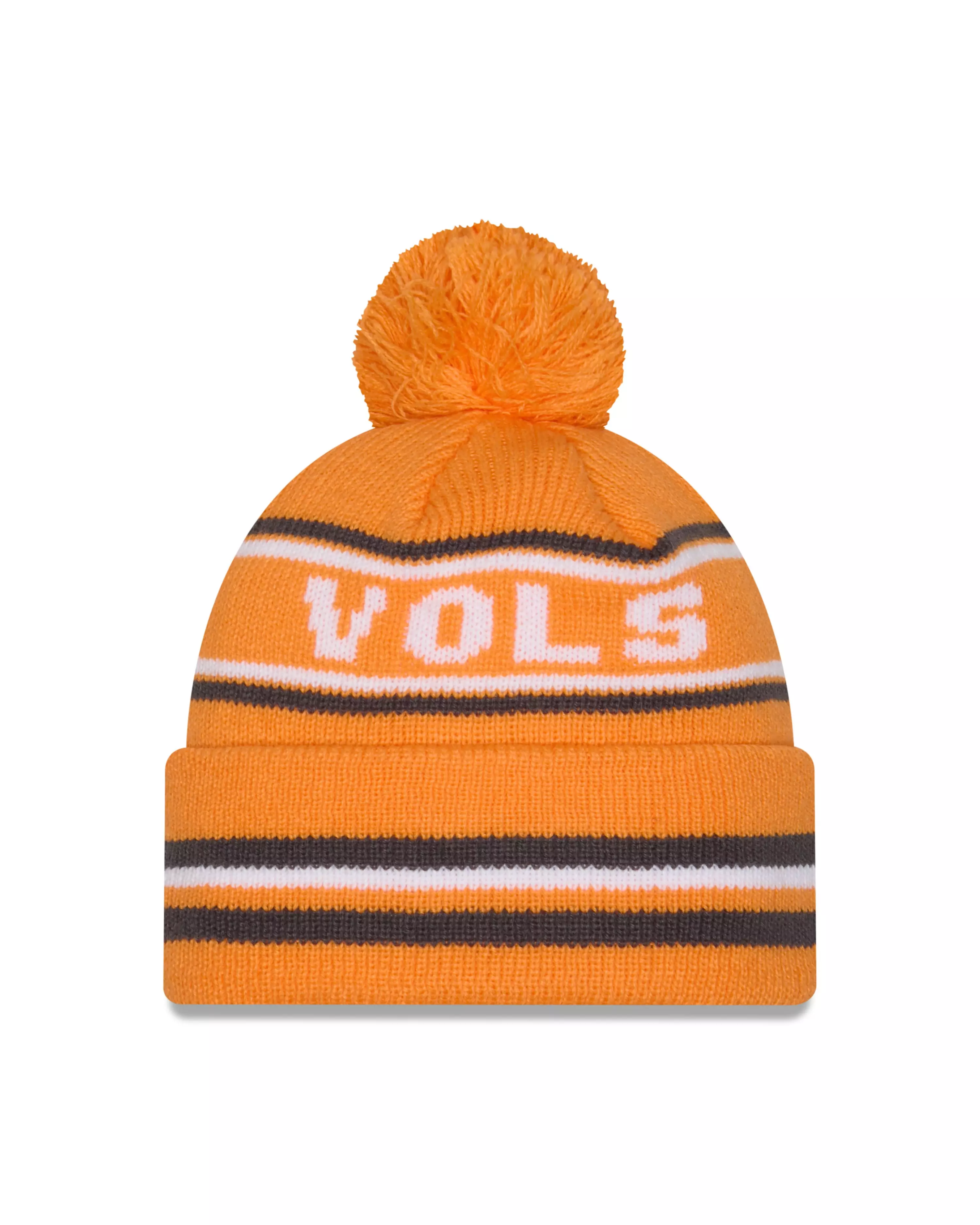 New Era Tennessee Volunteers Classic Knit Beanie-Orange - ORANGE