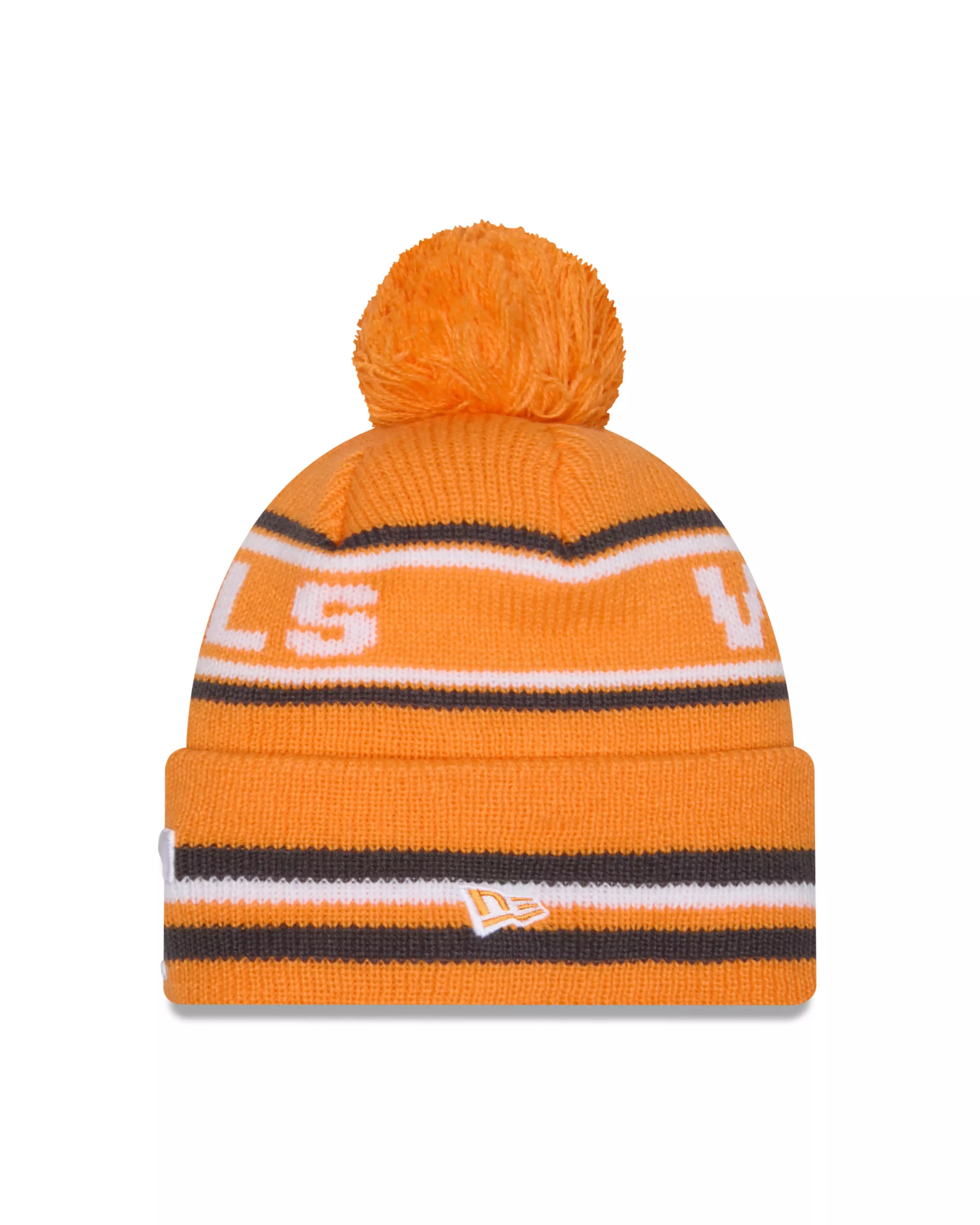 New Era Tennessee Volunteers Classic Knit Beanie-Orange - ORANGE
